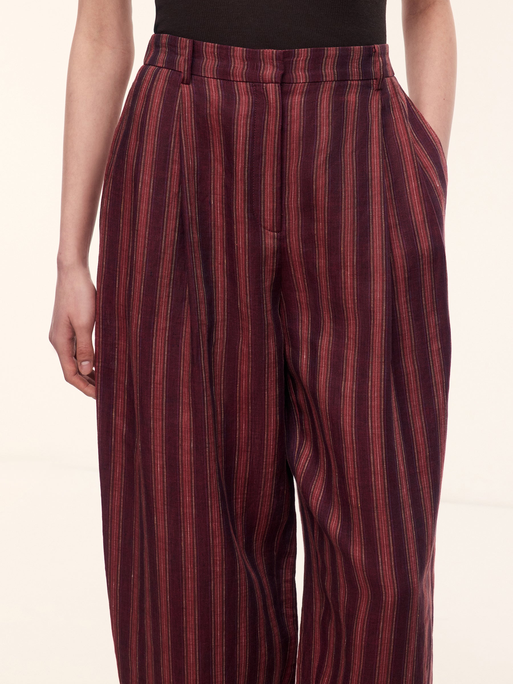 Sorbet linen trousers - Image 4