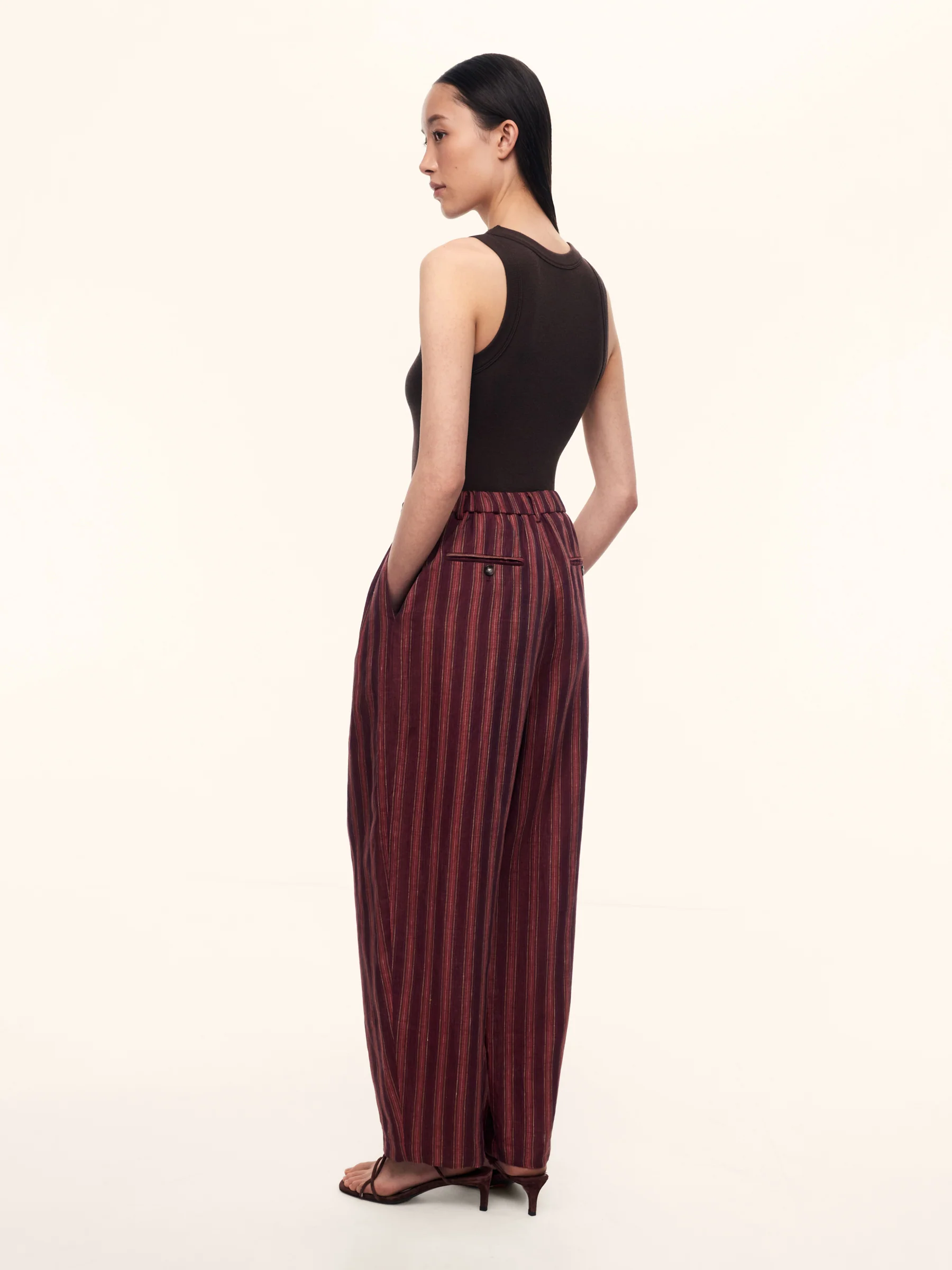 Sorbet linen trousers - Image 5