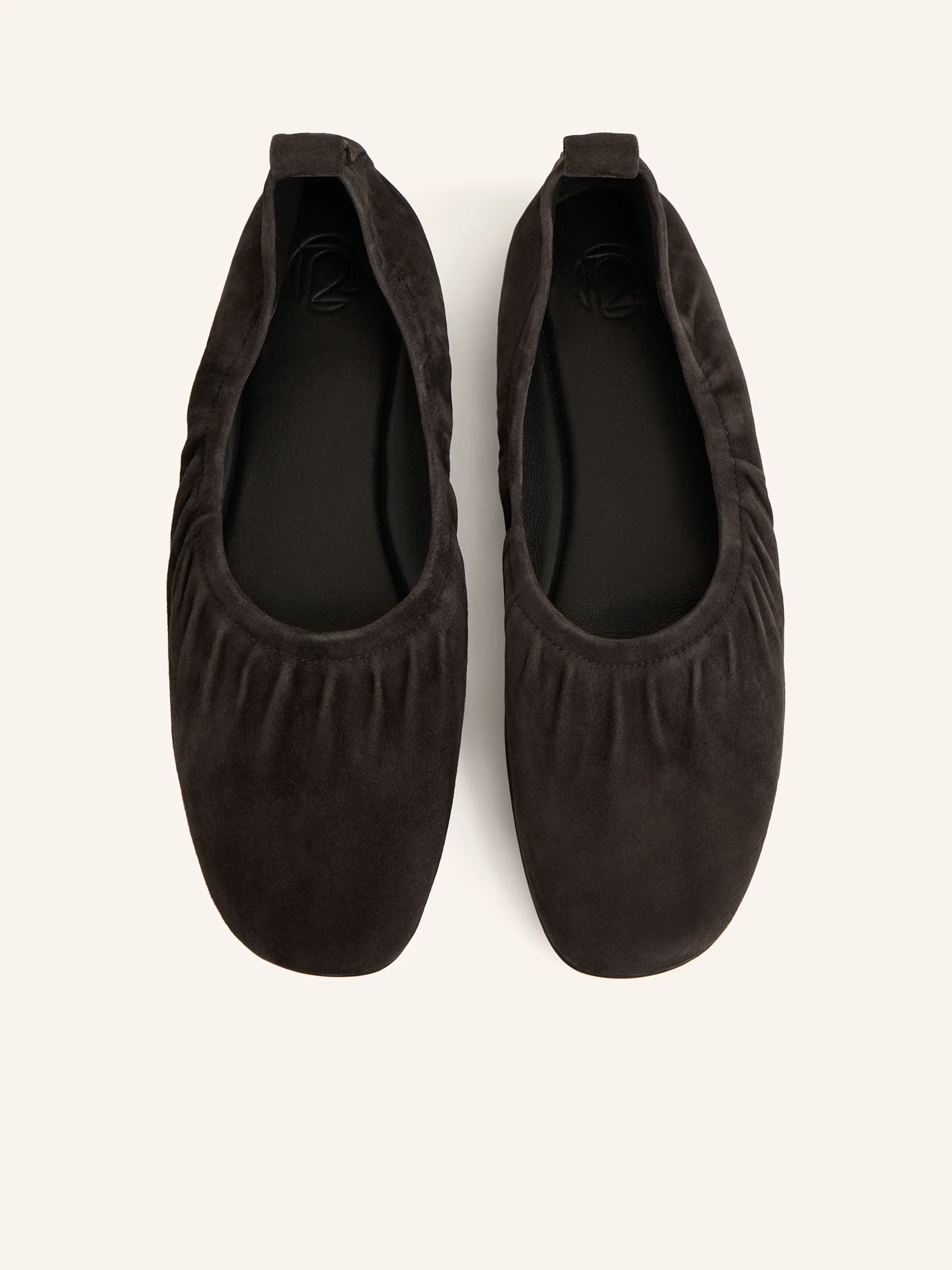 Suede ballerina flats - Image 4