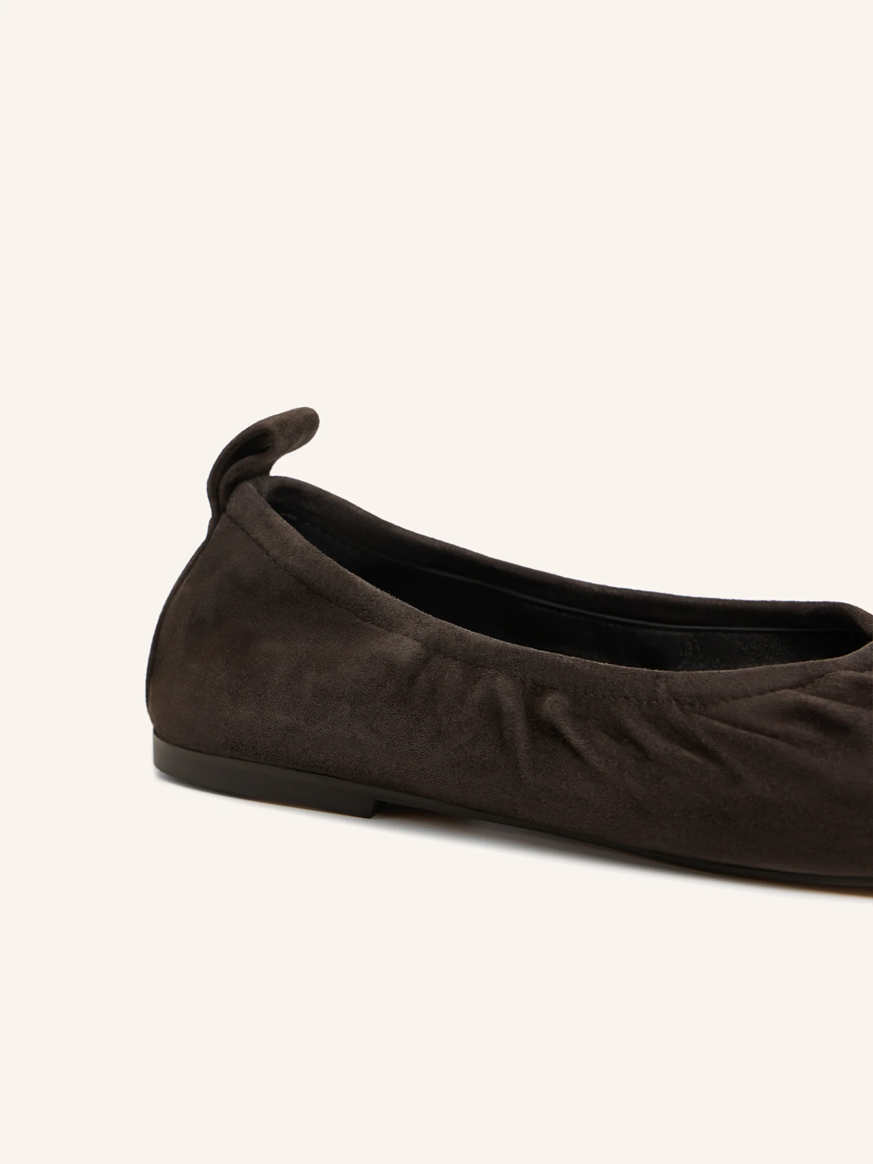 Suede ballerina flats - Image 5