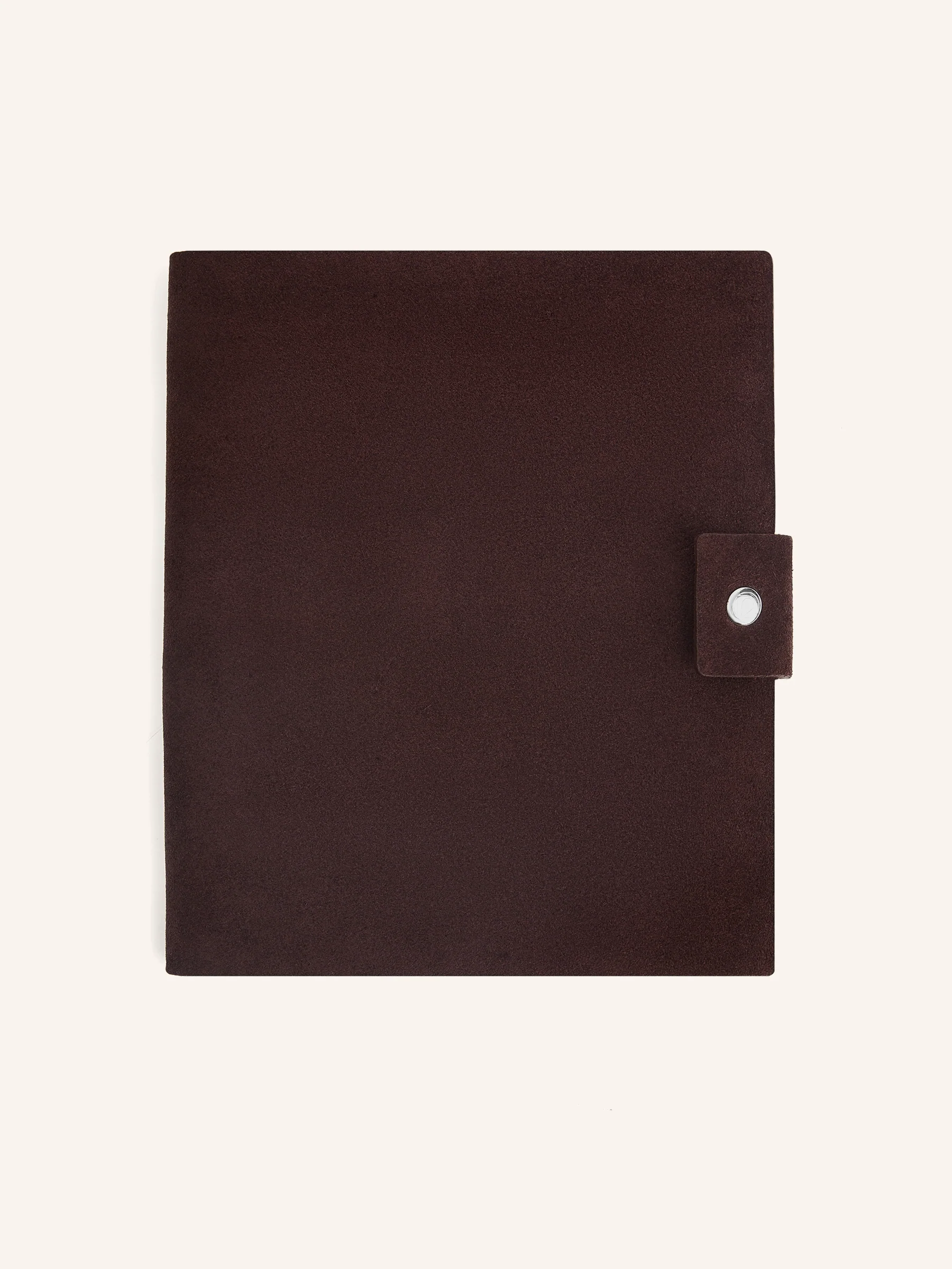 Suede notebook