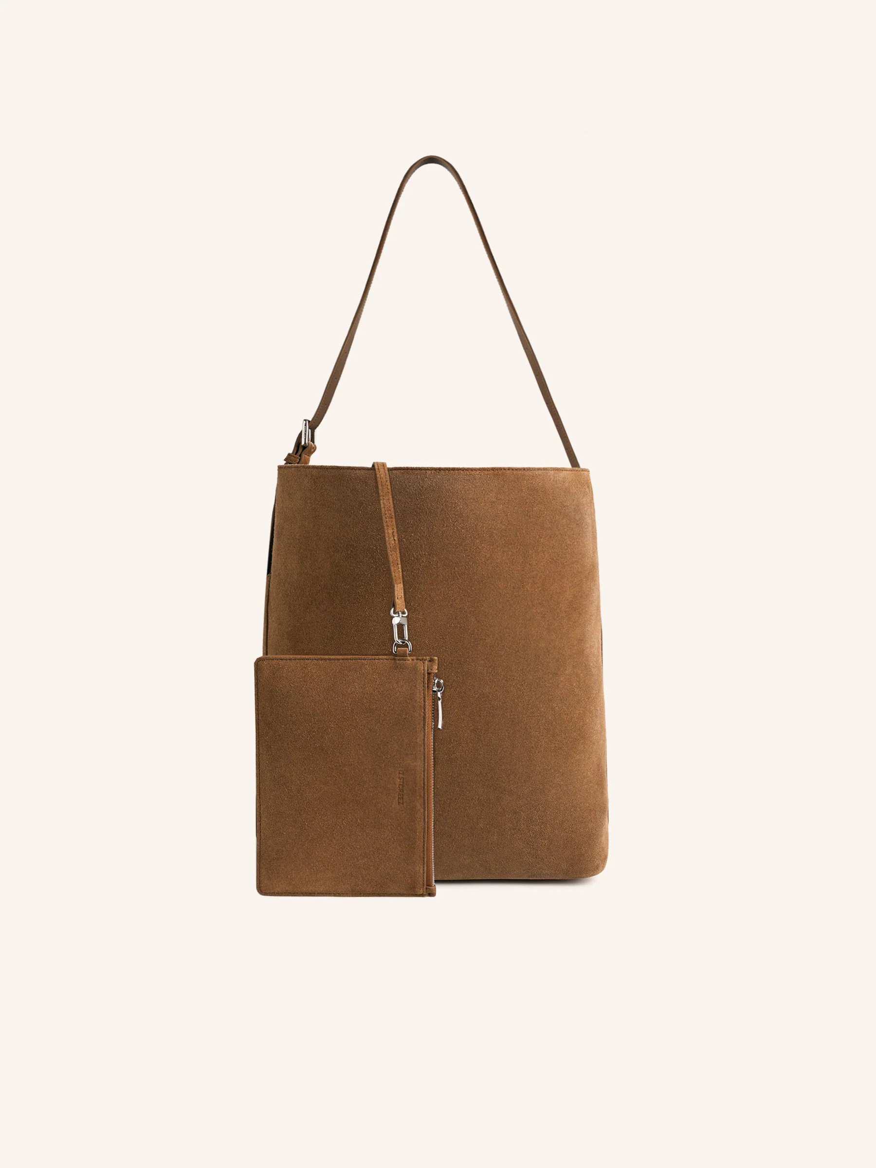 Suede shoulder bag - Image 6