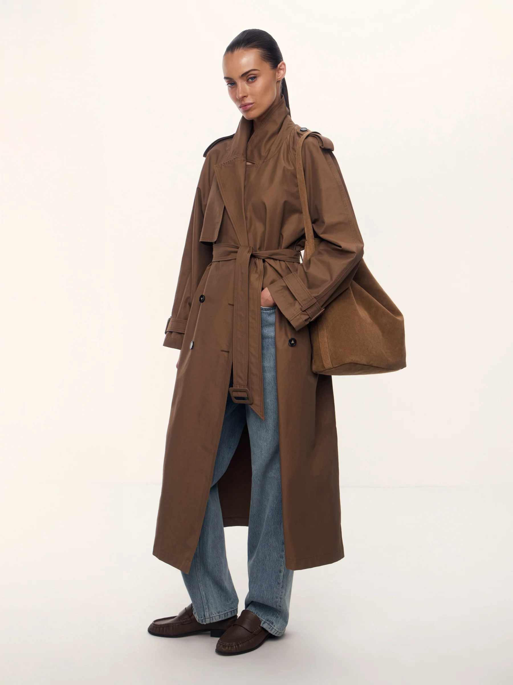 Suede shoulder bag - Image 7