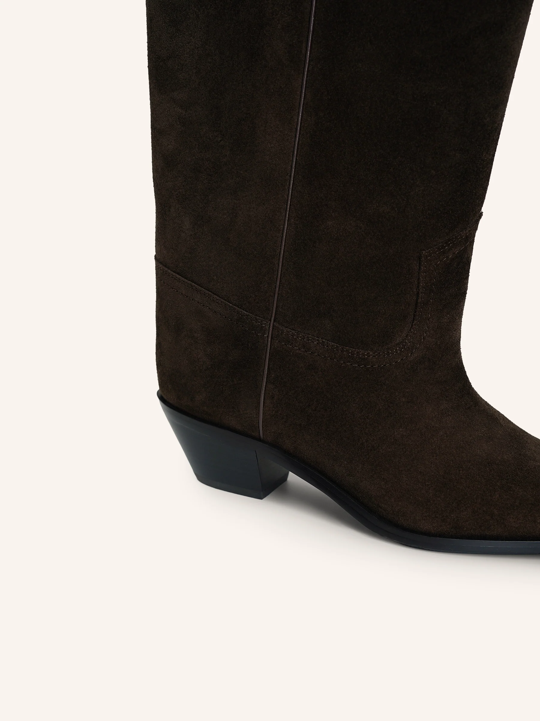 Suede western boots - Image 5