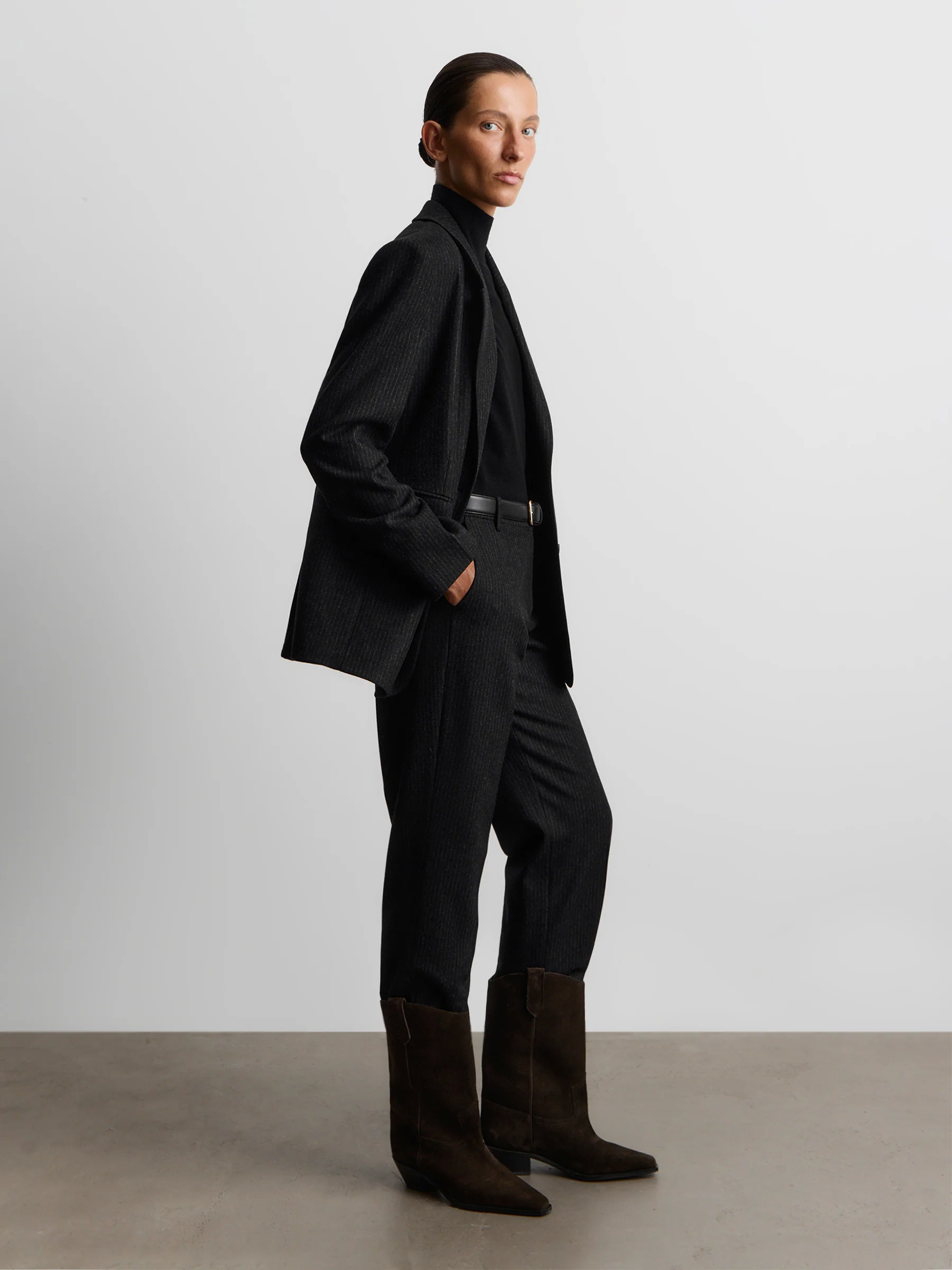 Suede western boots - Image 6