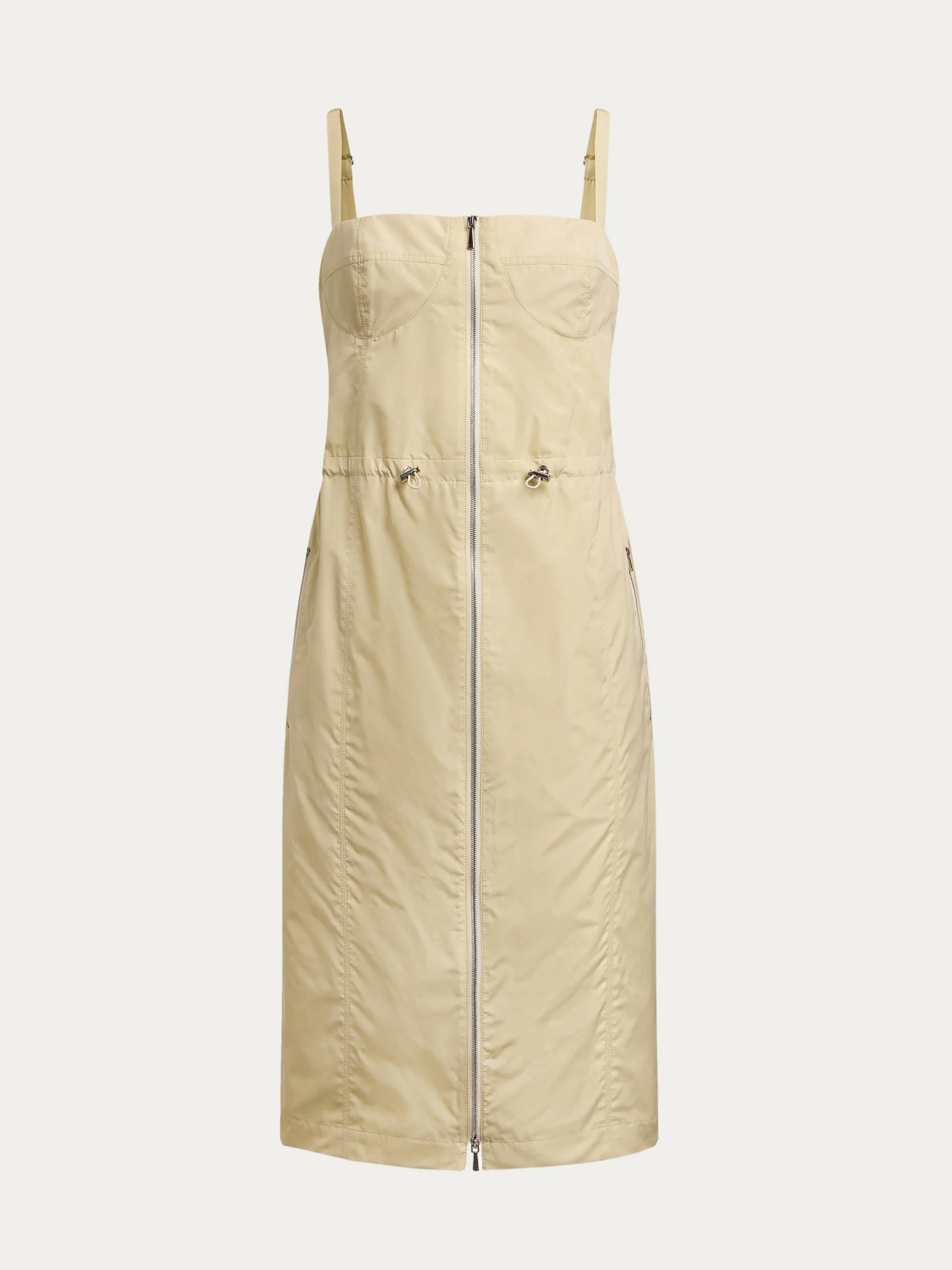 Butter yellow taffeta dress - Image 6