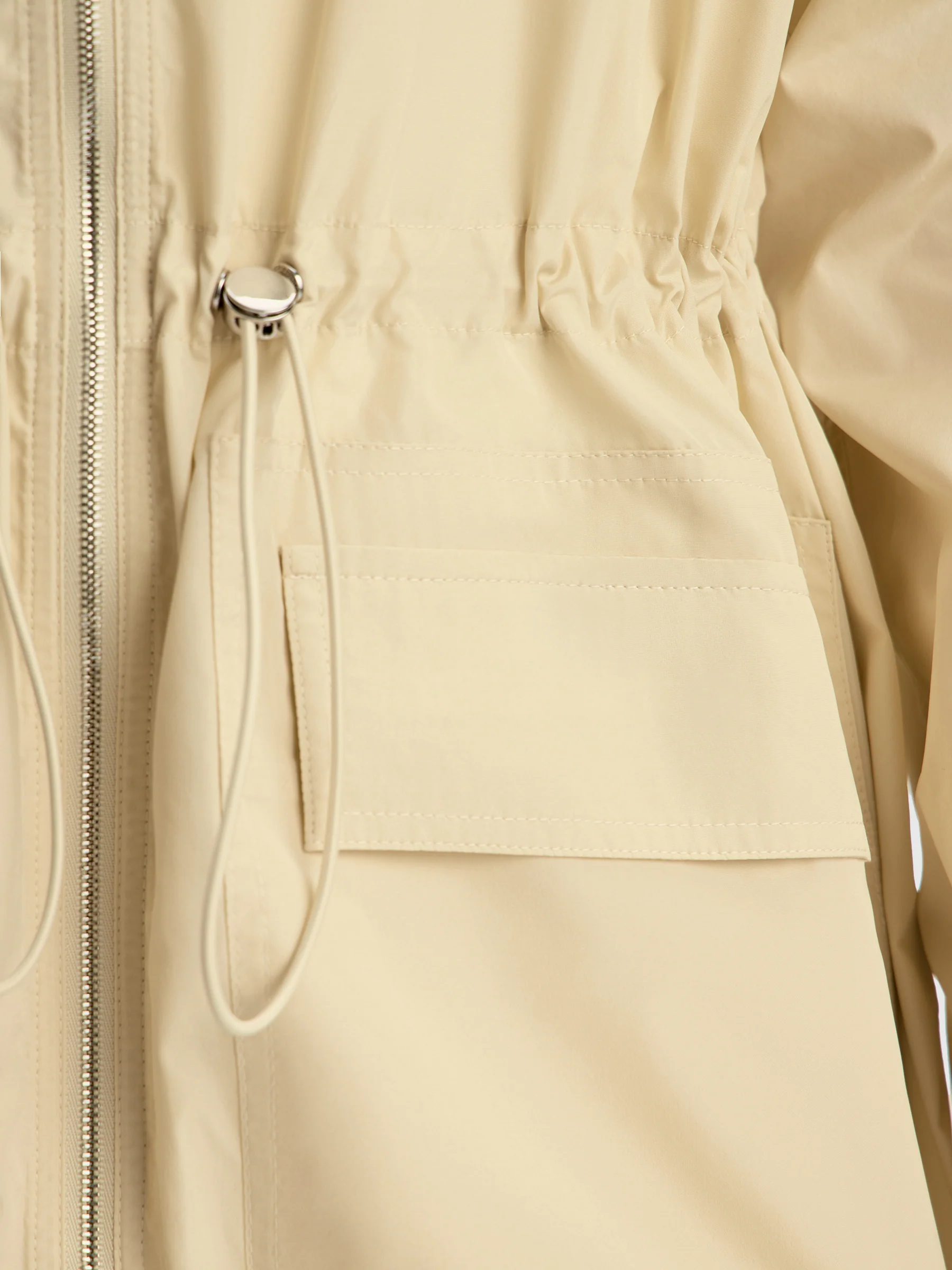 Butter yellow taffeta shell jacket - Image 3