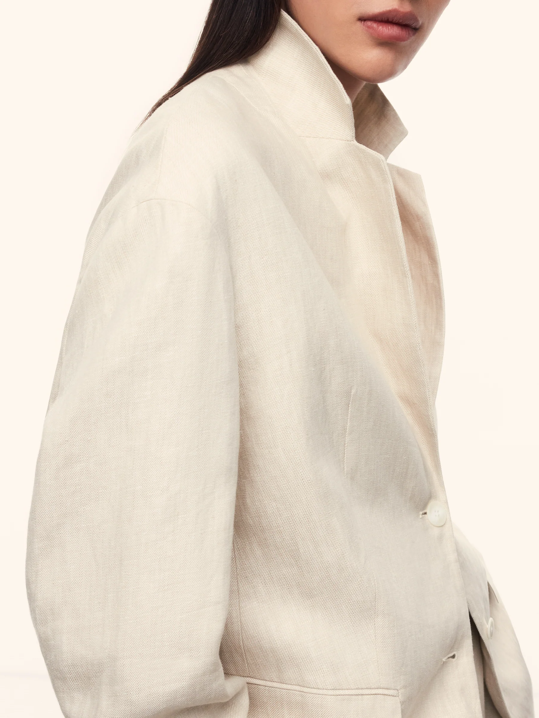 Tailored linen blazer - Image 4