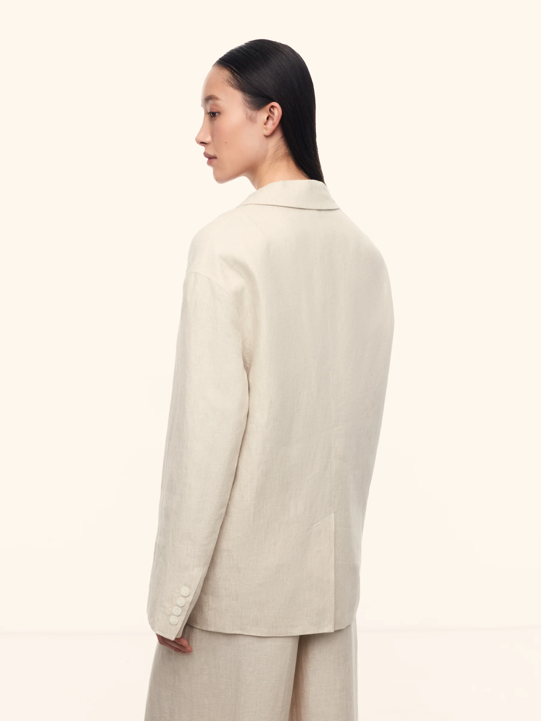 Tailored linen blazer - Image 6