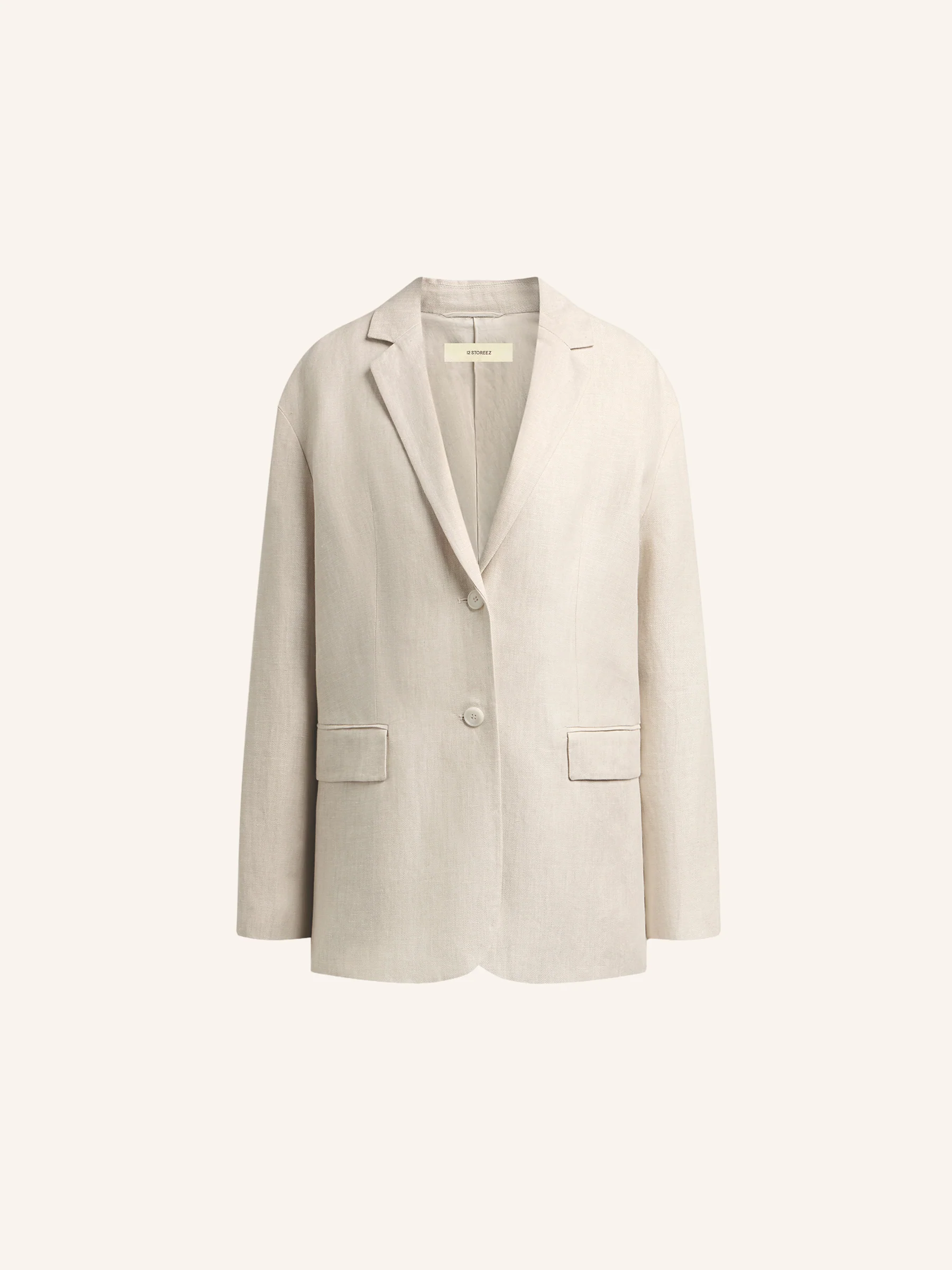Tailored linen blazer - Image 7