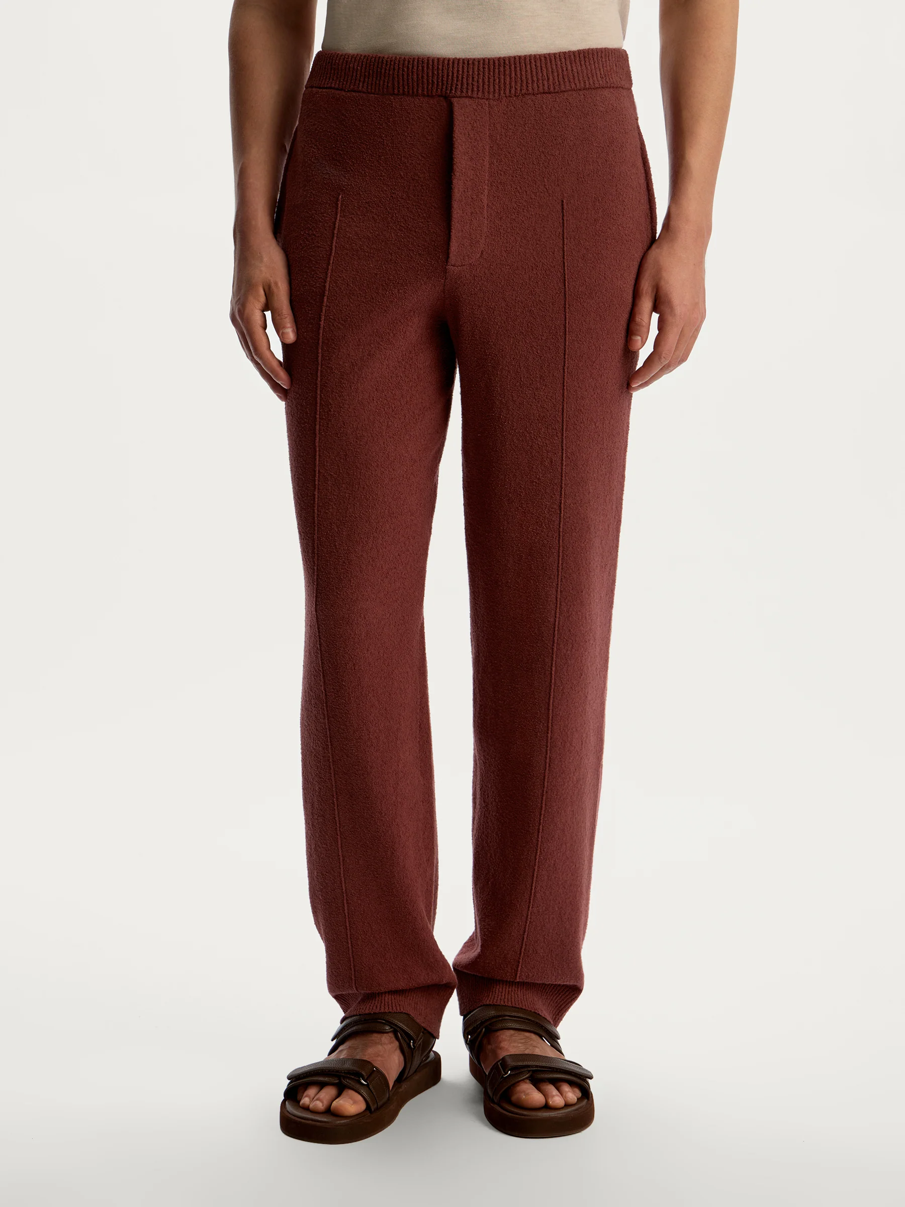 Textured knit trousers - Image 2
