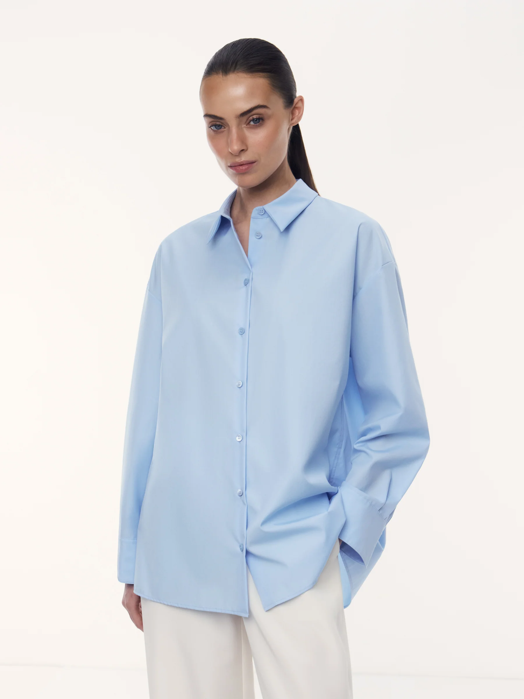 Tilda mercerised cotton shirt