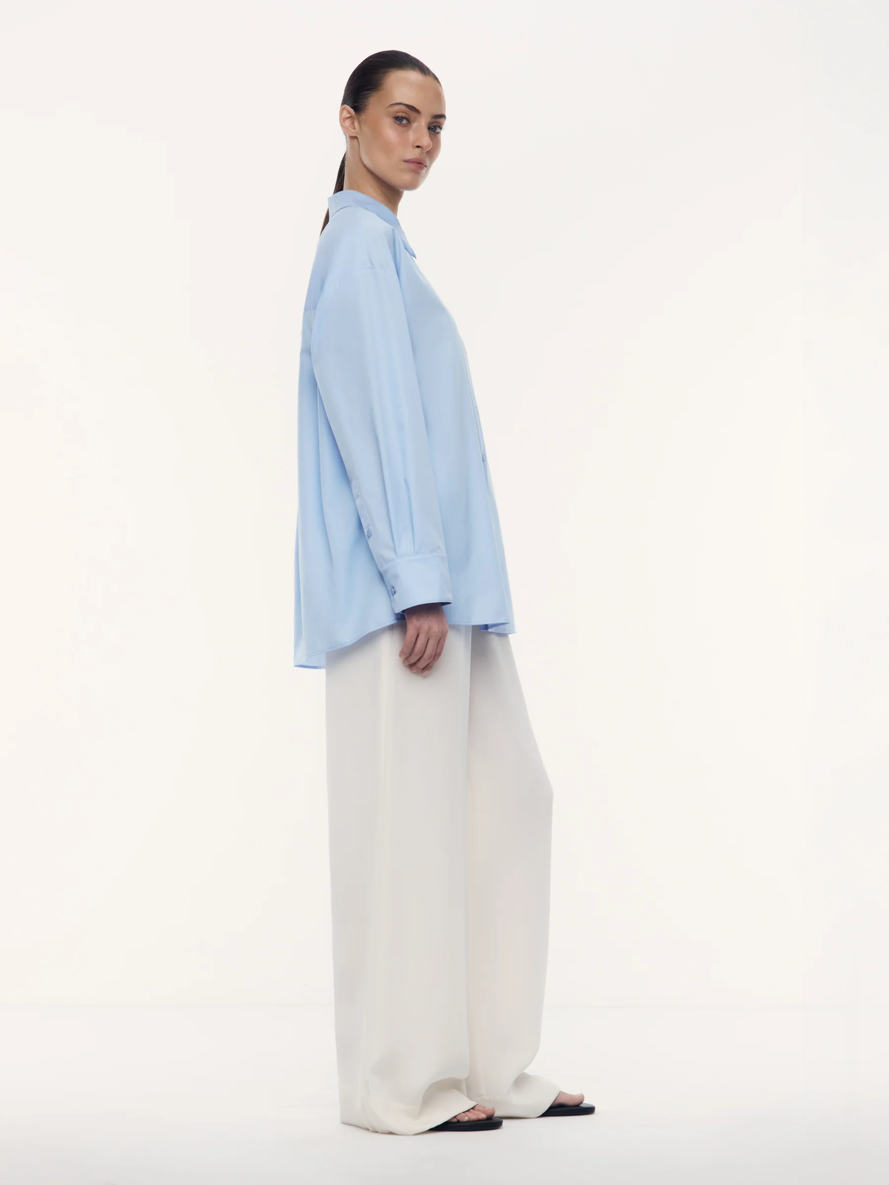 Tilda mercerised cotton shirt - Image 3