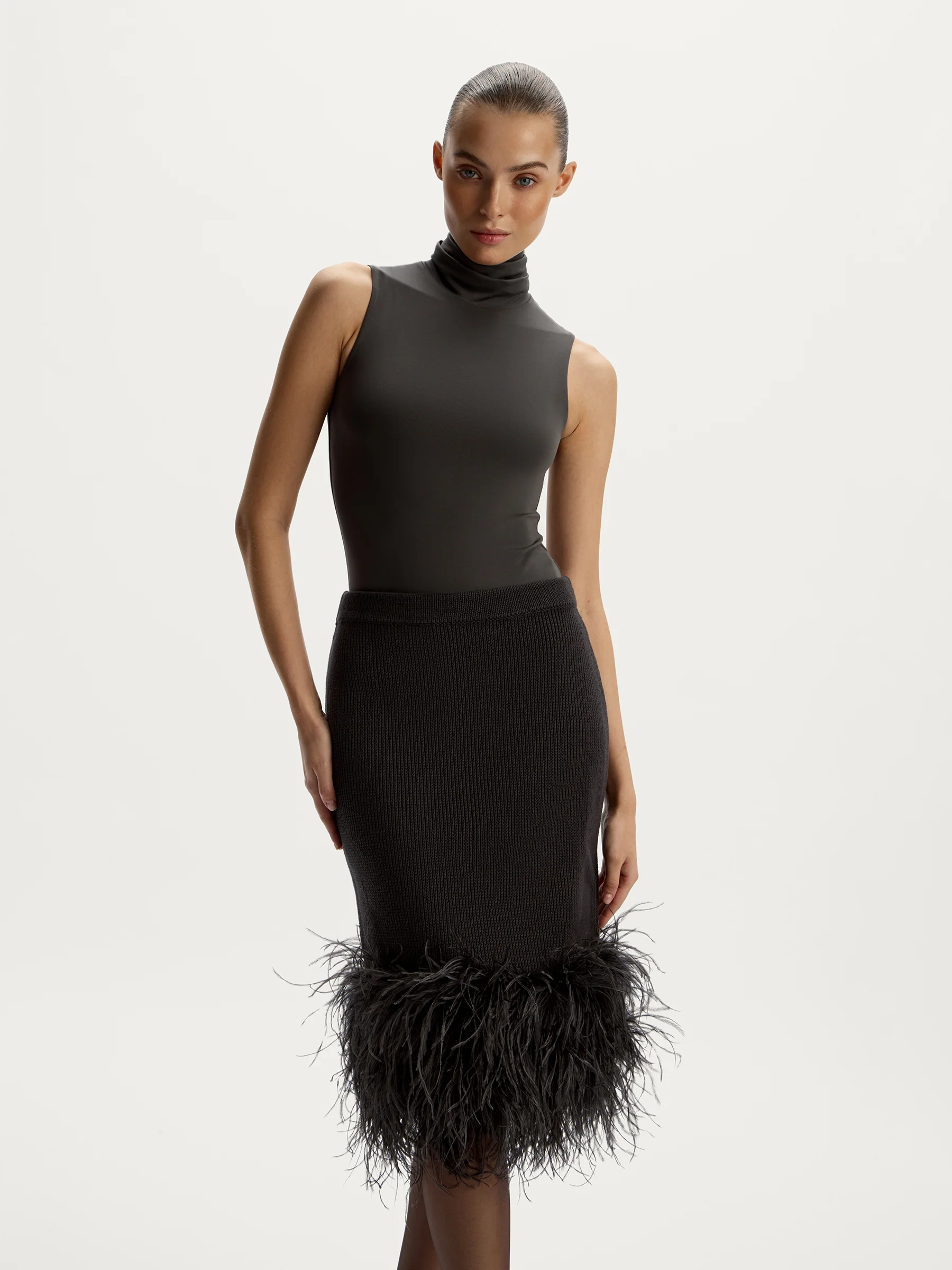 Turtleneck bodysuit