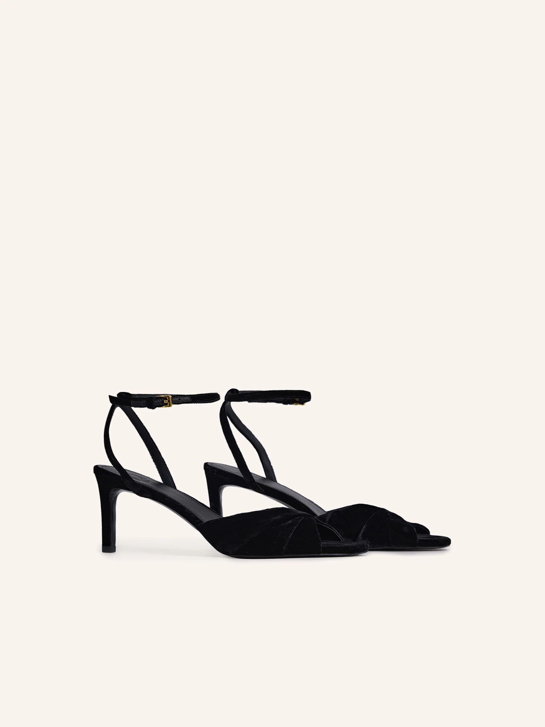 Twist velvet sandals - Image 2