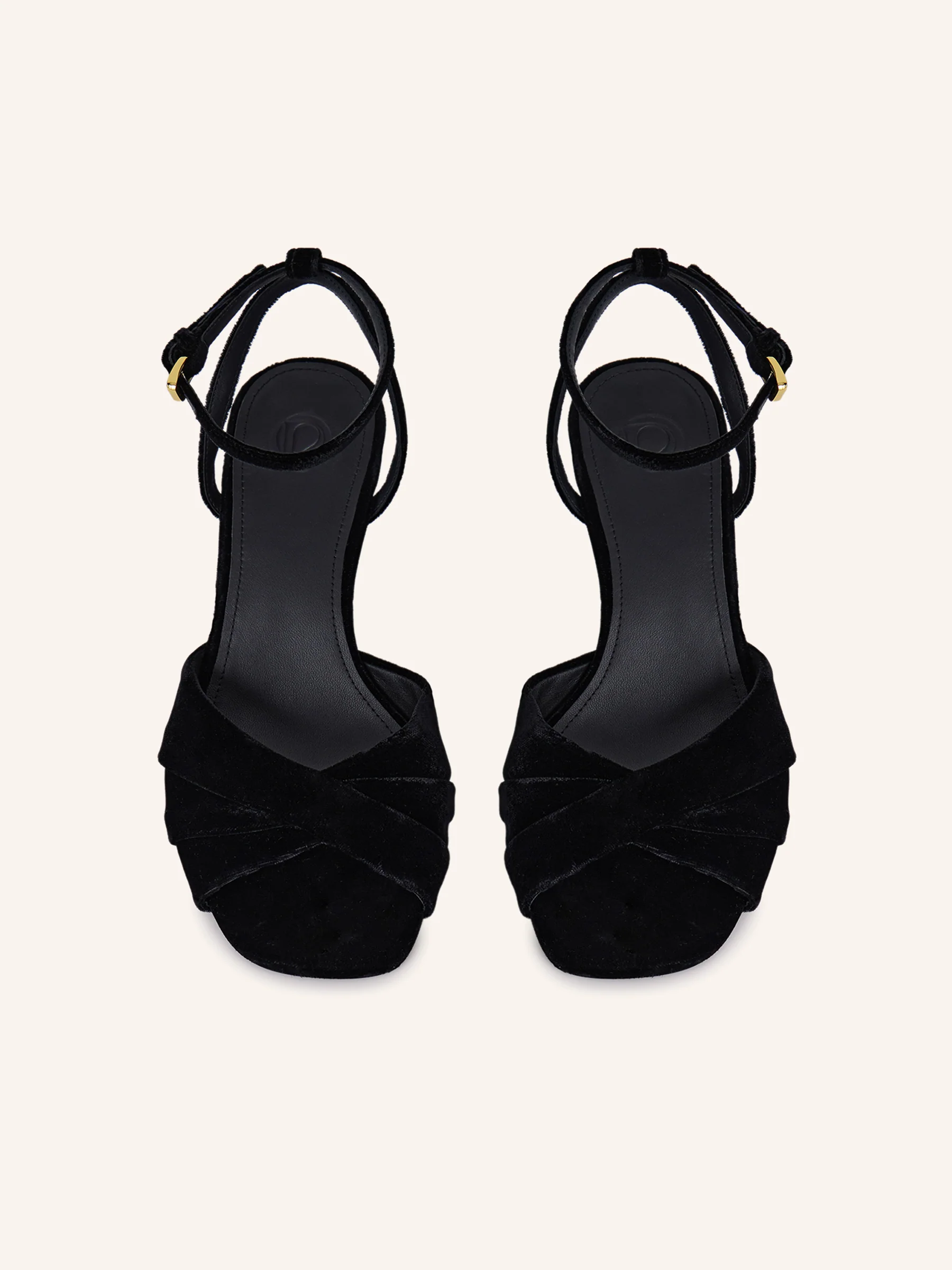 Twist velvet sandals - Image 4