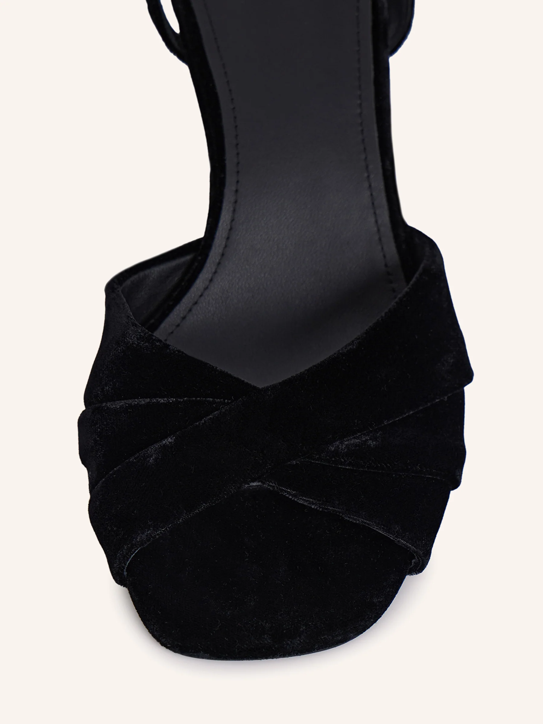 Twist velvet sandals - Image 5