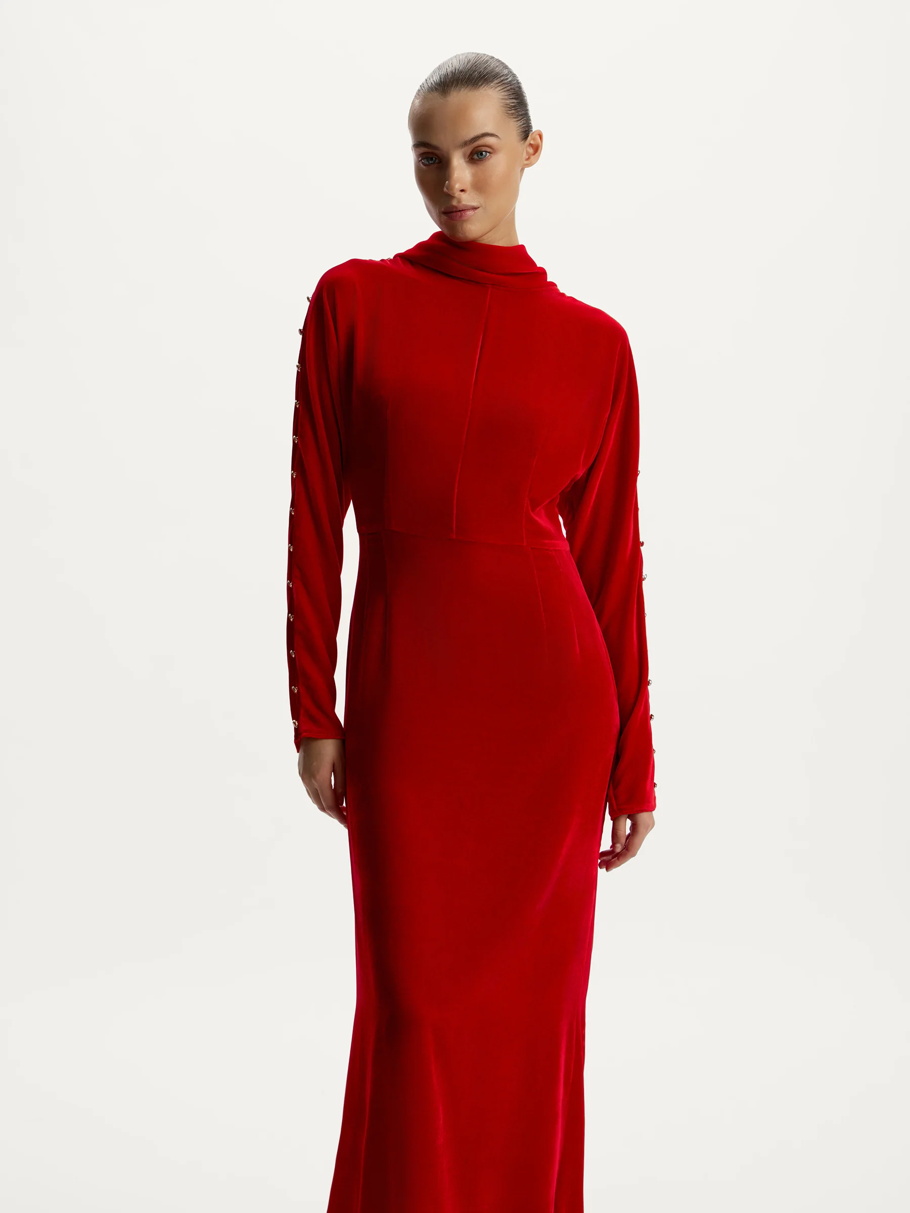 Velvet maxi dress - Image 3