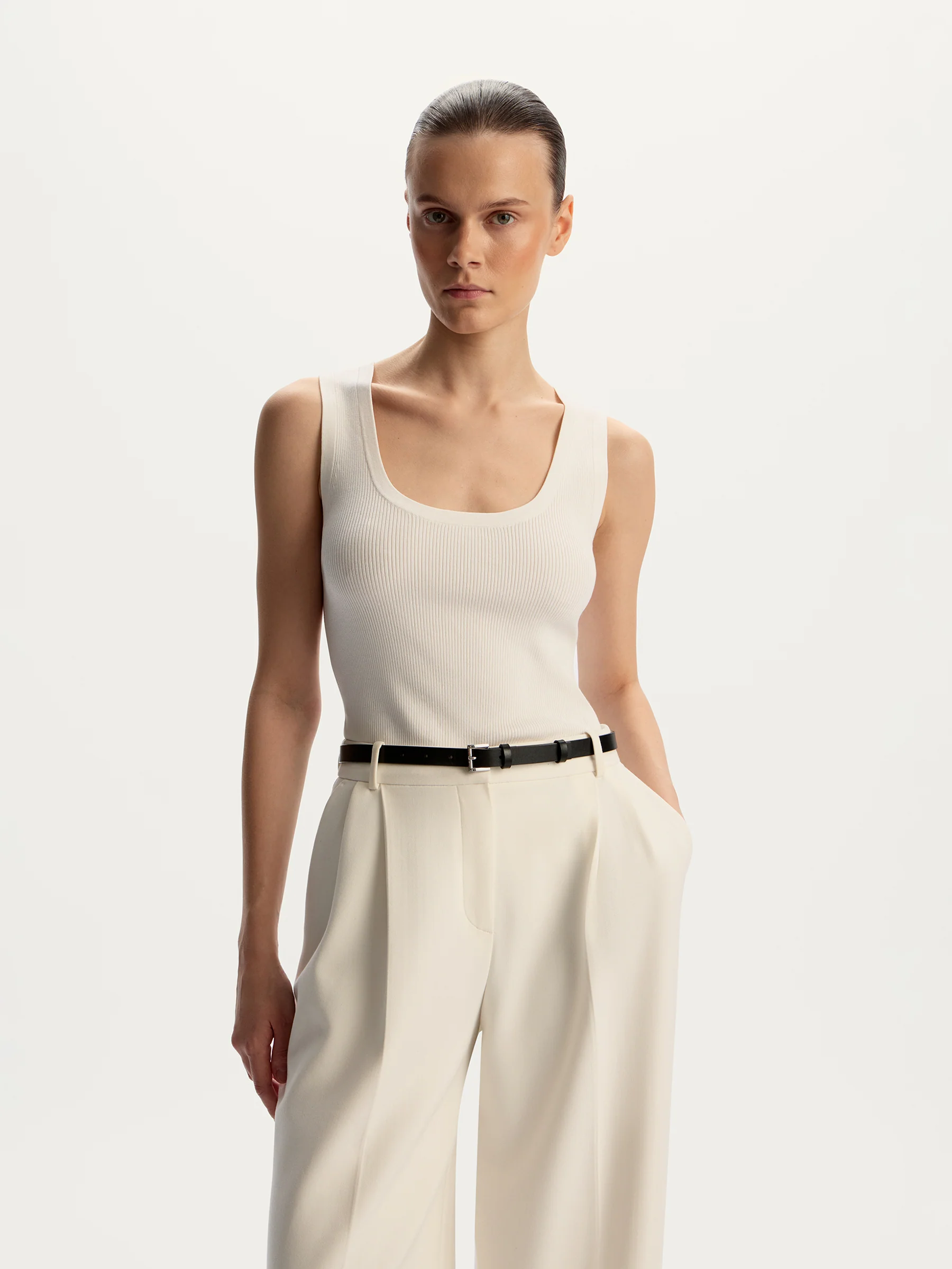 Viscose-lyocell tank top