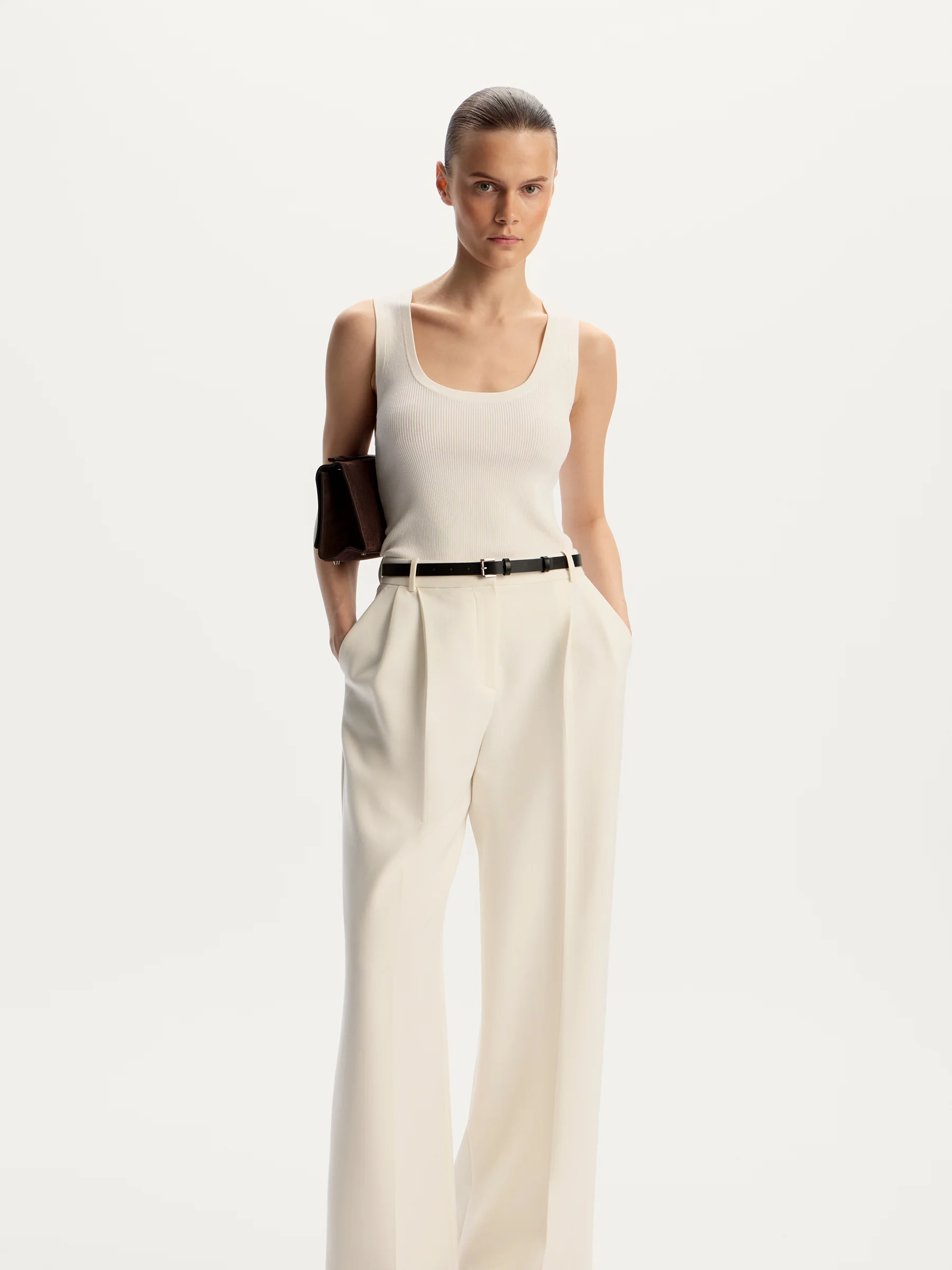 Viscose-lyocell tank top - Image 3