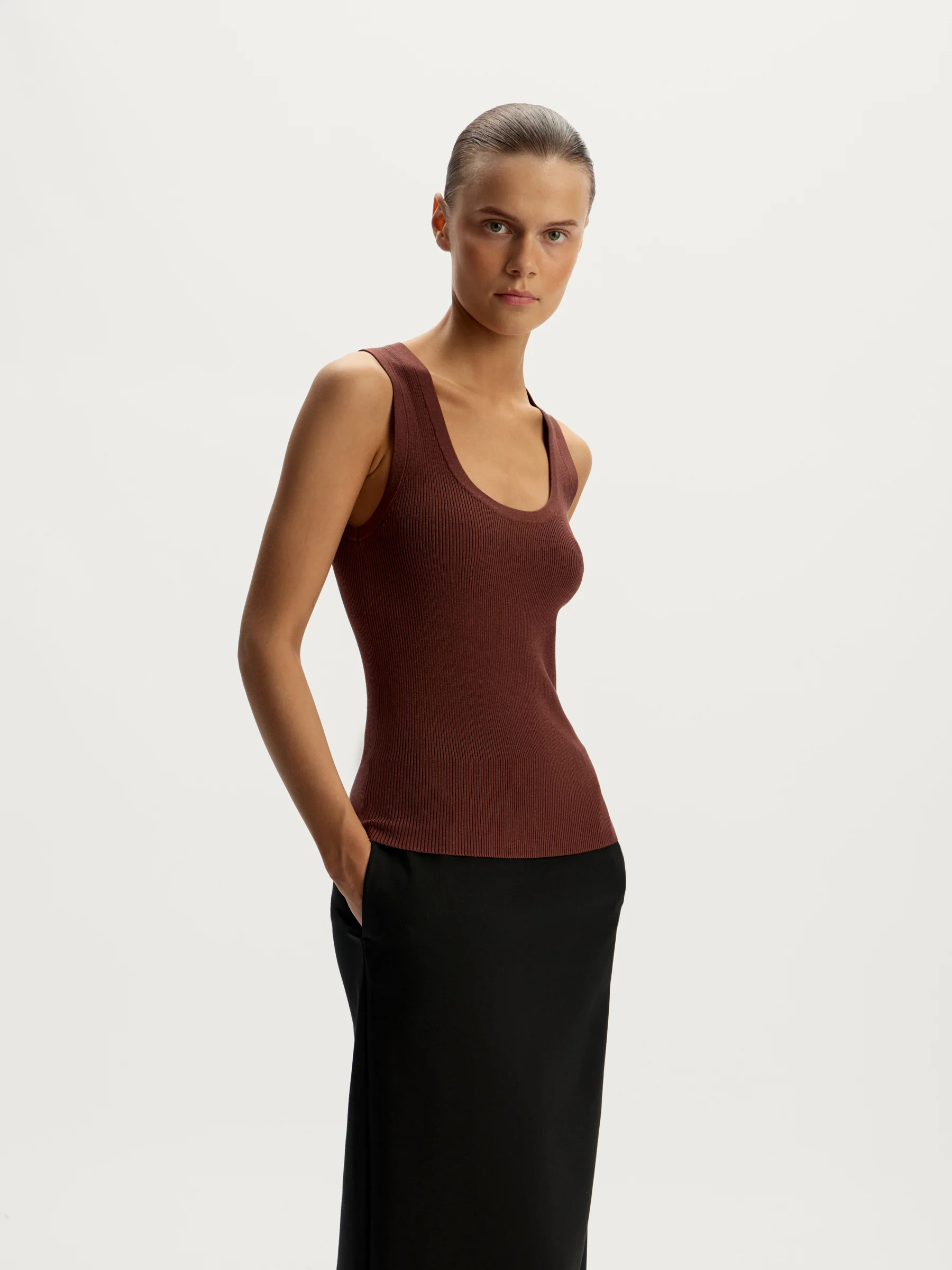 Viscose-lyocell tank top
