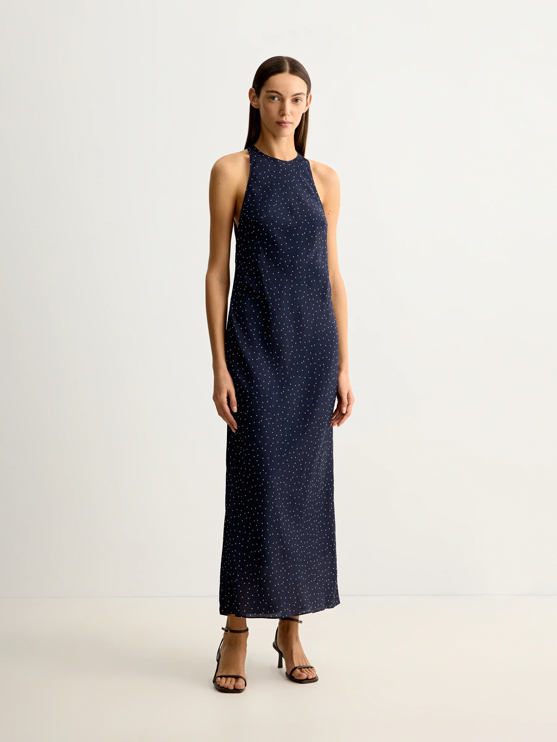 Viscose-silk dress