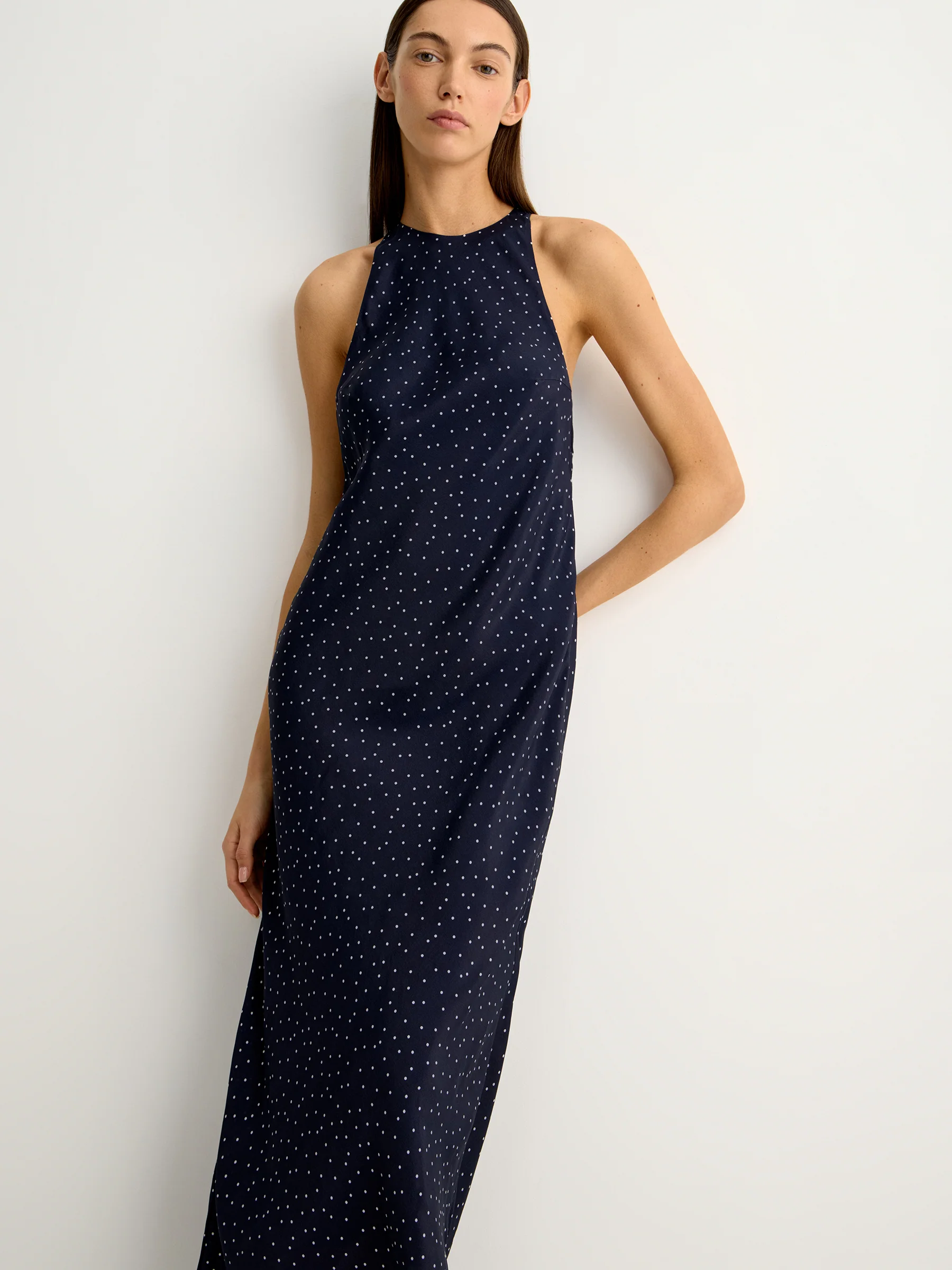 Viscose-silk dress - Image 3