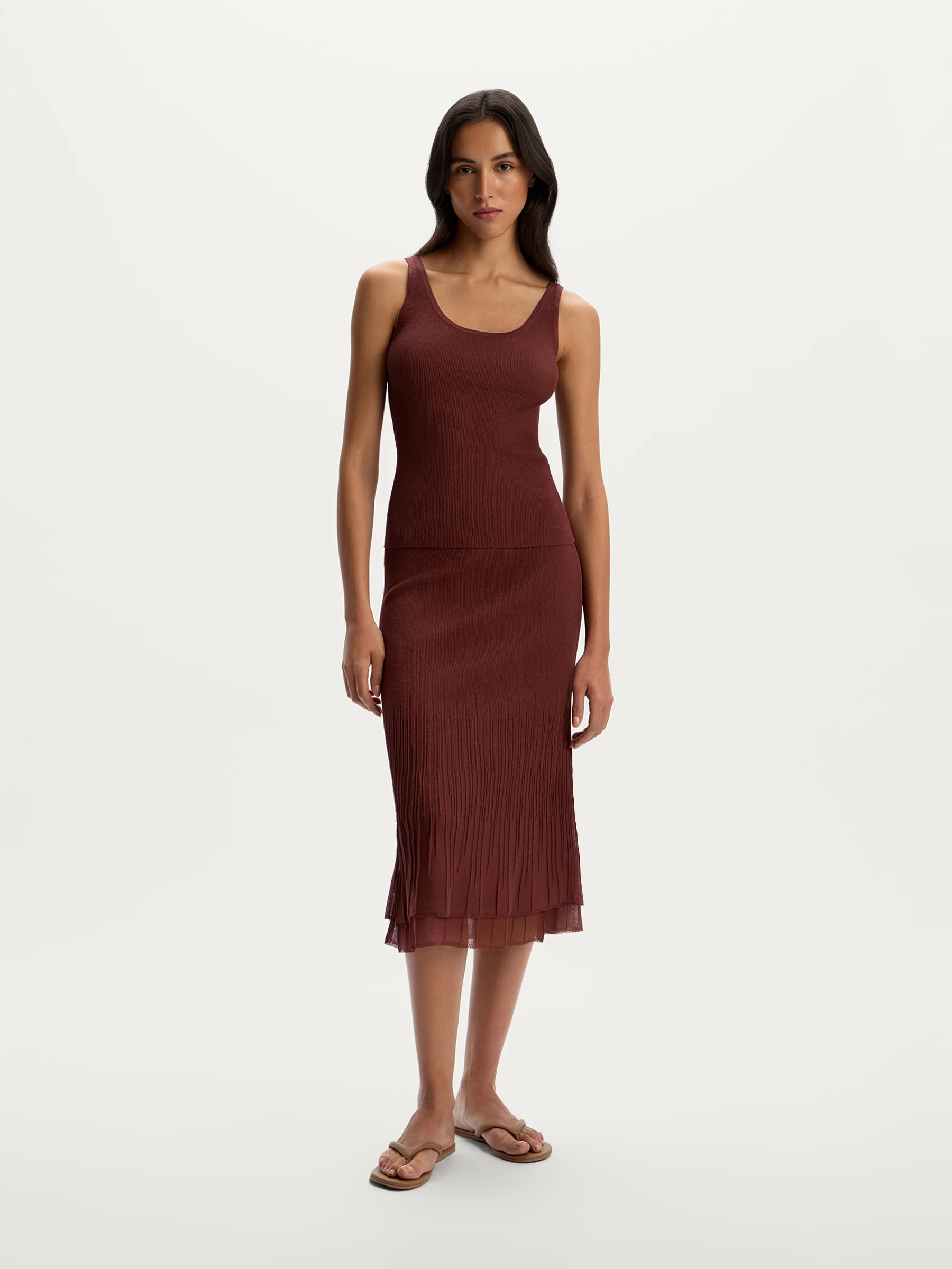 Viscose skirt