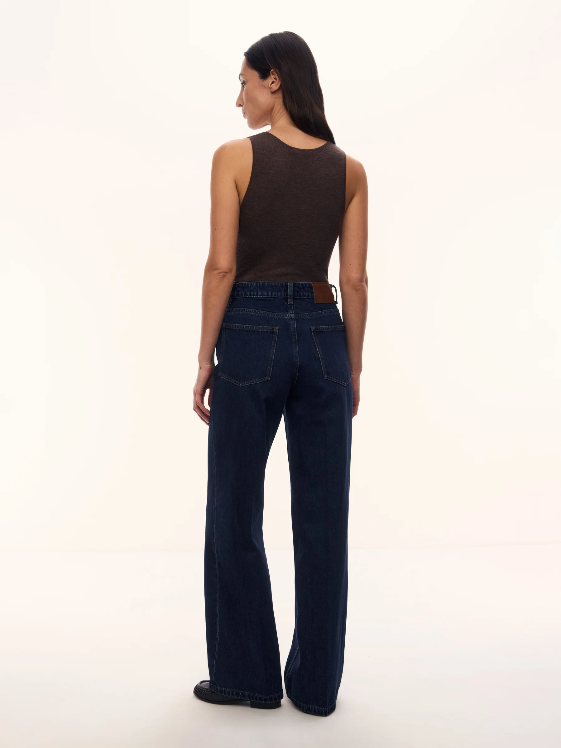 Wide leg creased jeans 415 - Image 6