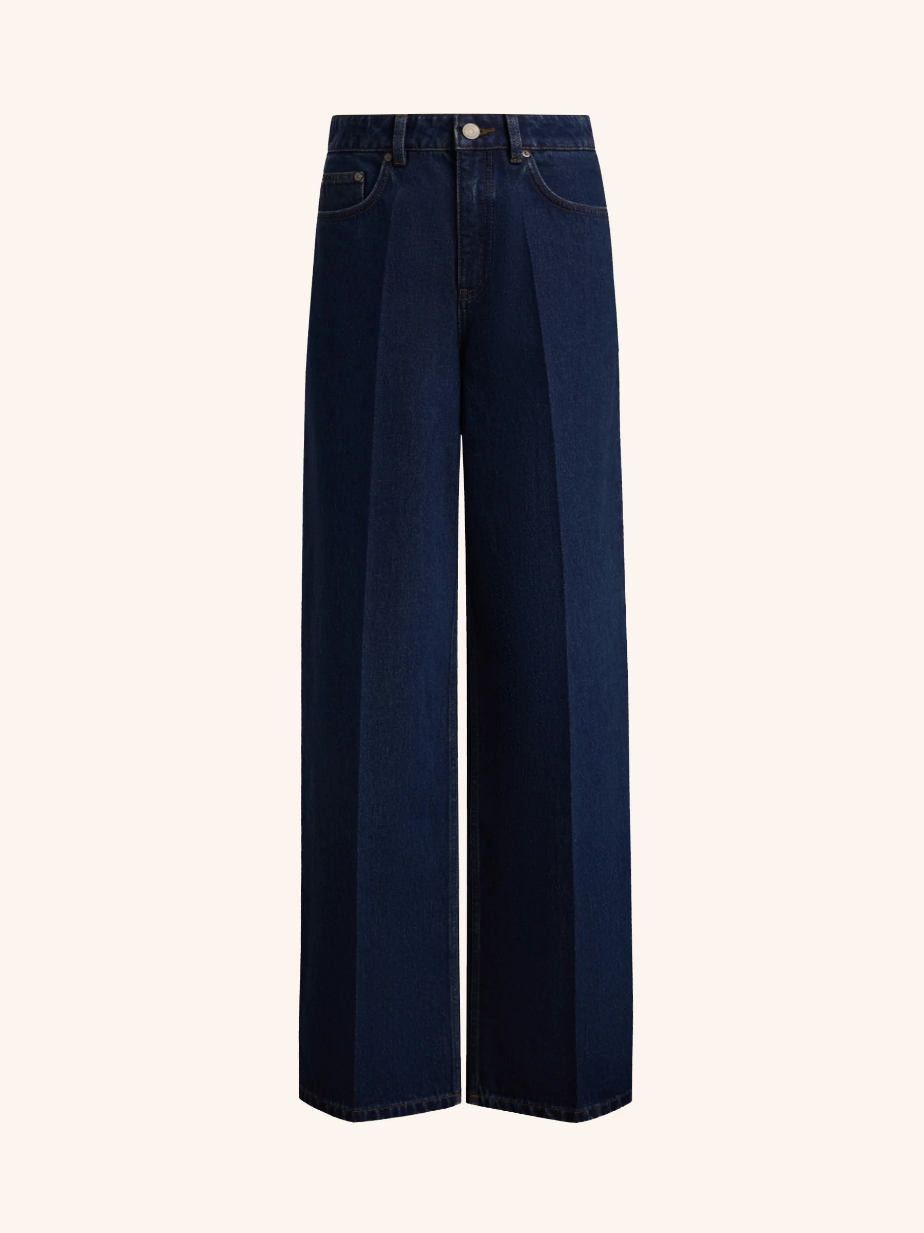 Wide leg creased jeans 415 - Image 7