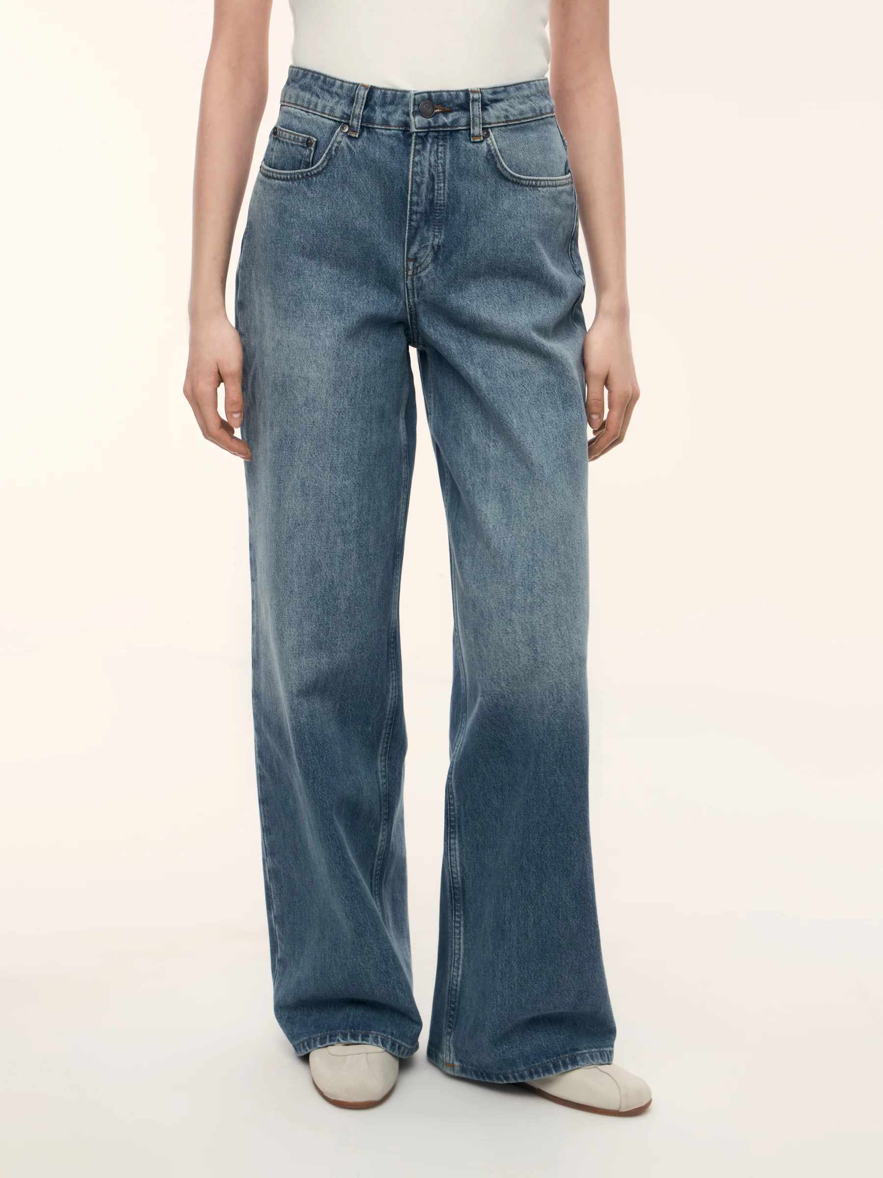 Wide leg jeans 415 - Image 3