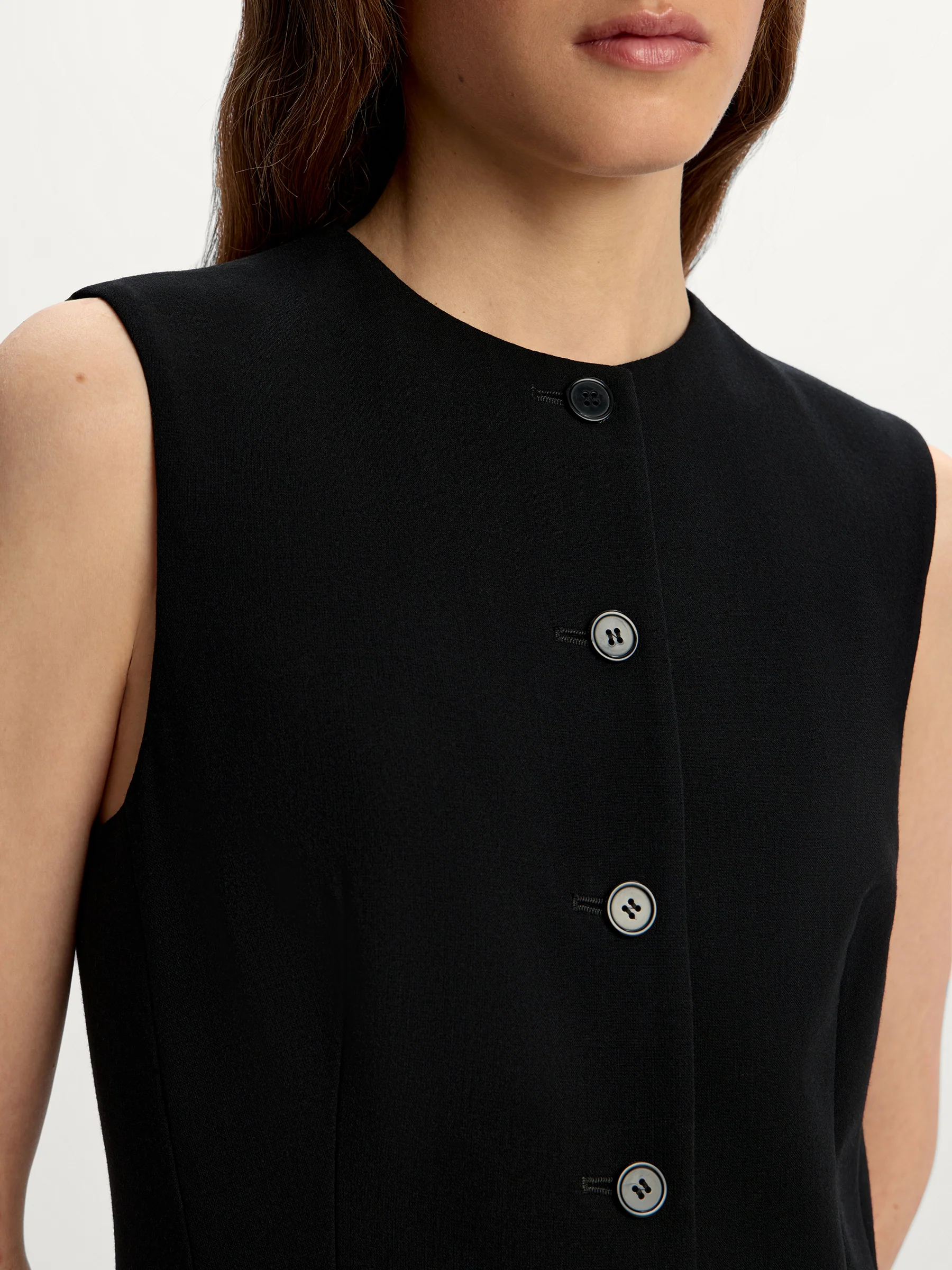 Wool blend midi dress - Image 3