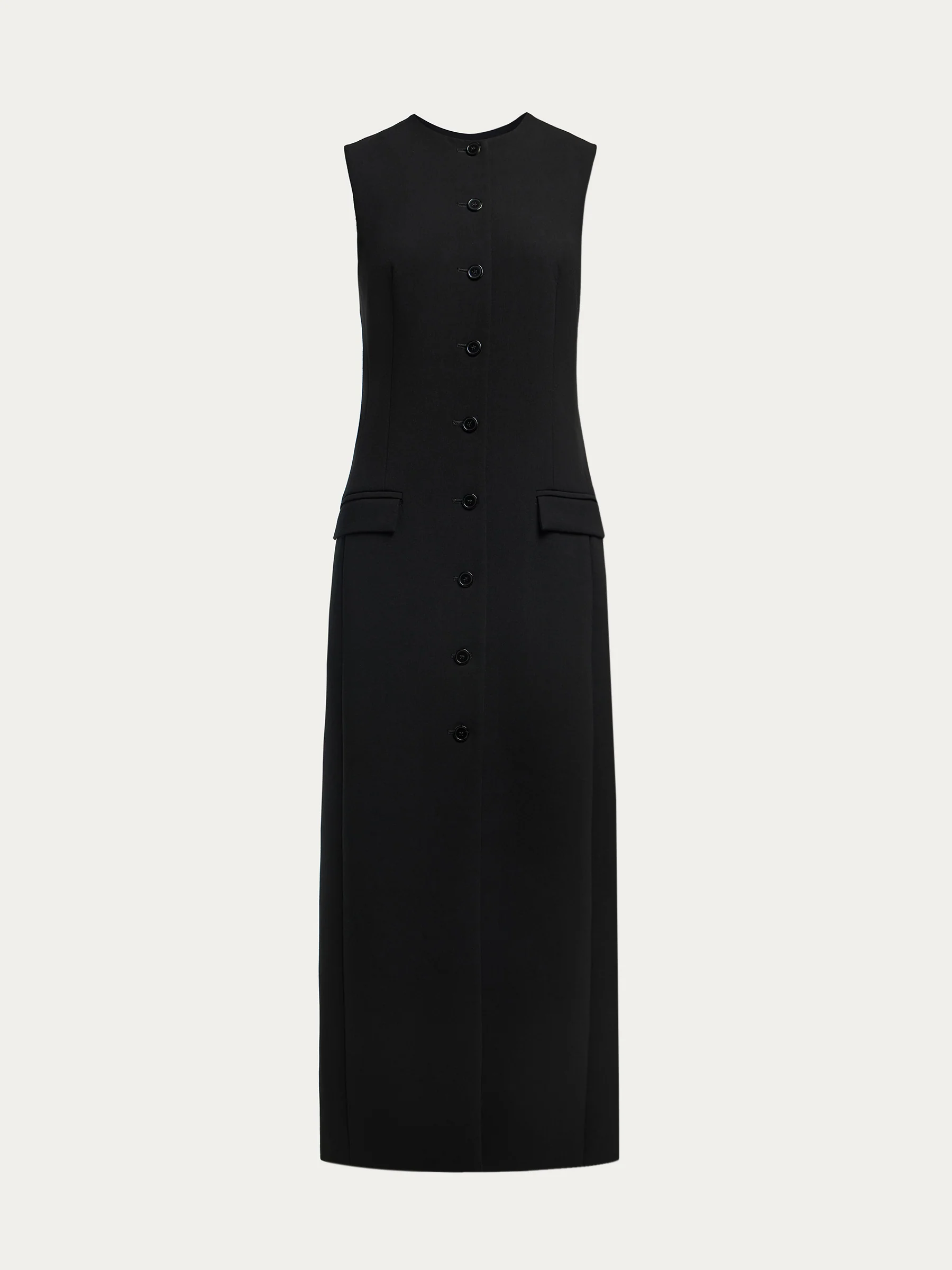 Wool blend midi dress - Image 6