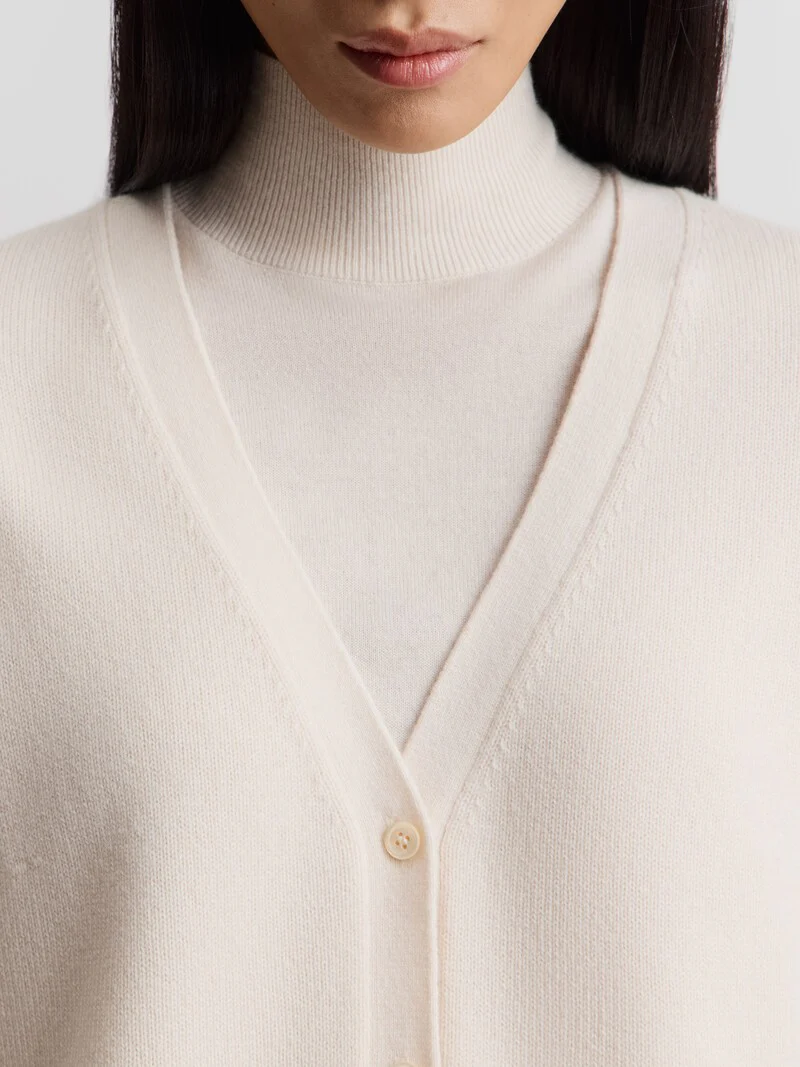 Wool-cashmere cardigan - Image 4