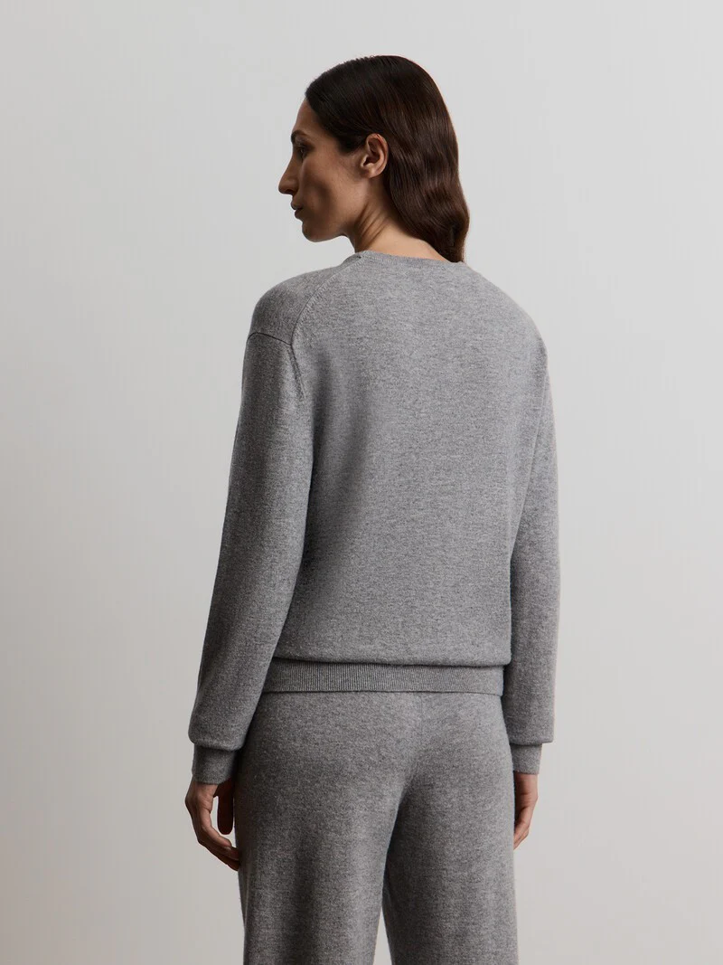 Wool-cashmere crew neck jumper - Image 5