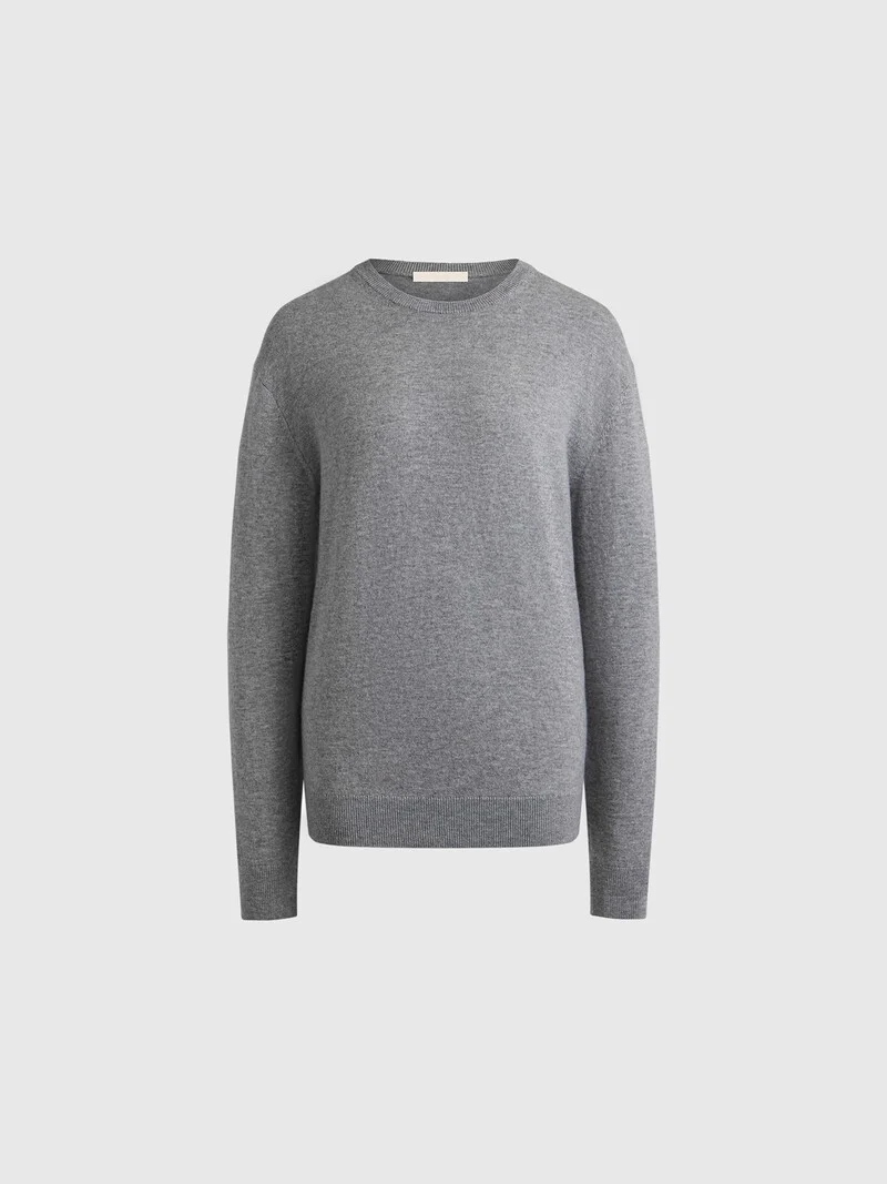 Wool-cashmere crew neck jumper - Image 6