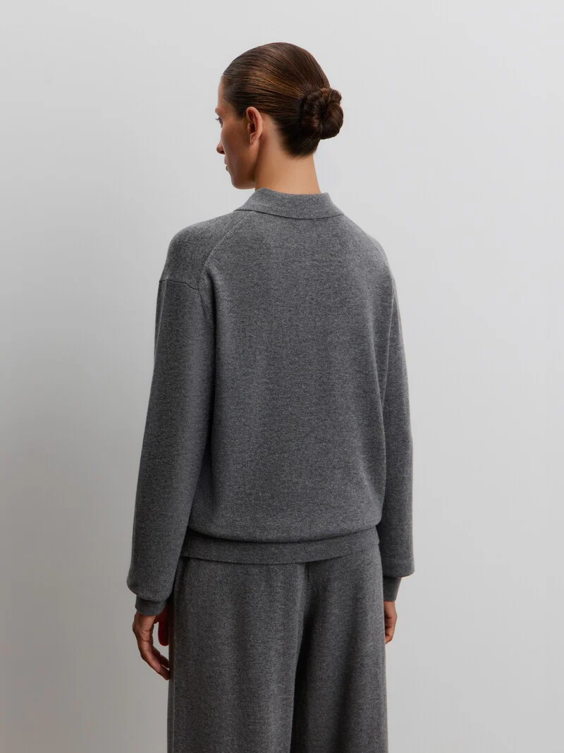Wool-cashmere polo jumper - Image 5