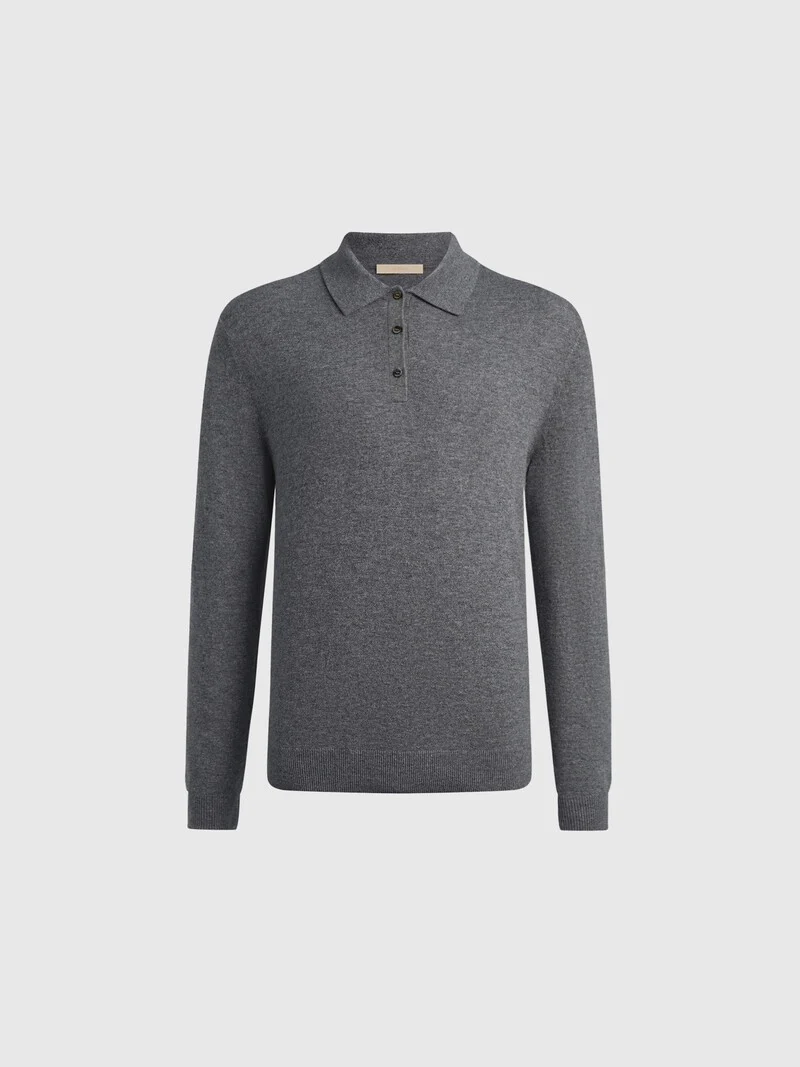 Wool-cashmere polo jumper - Image 6