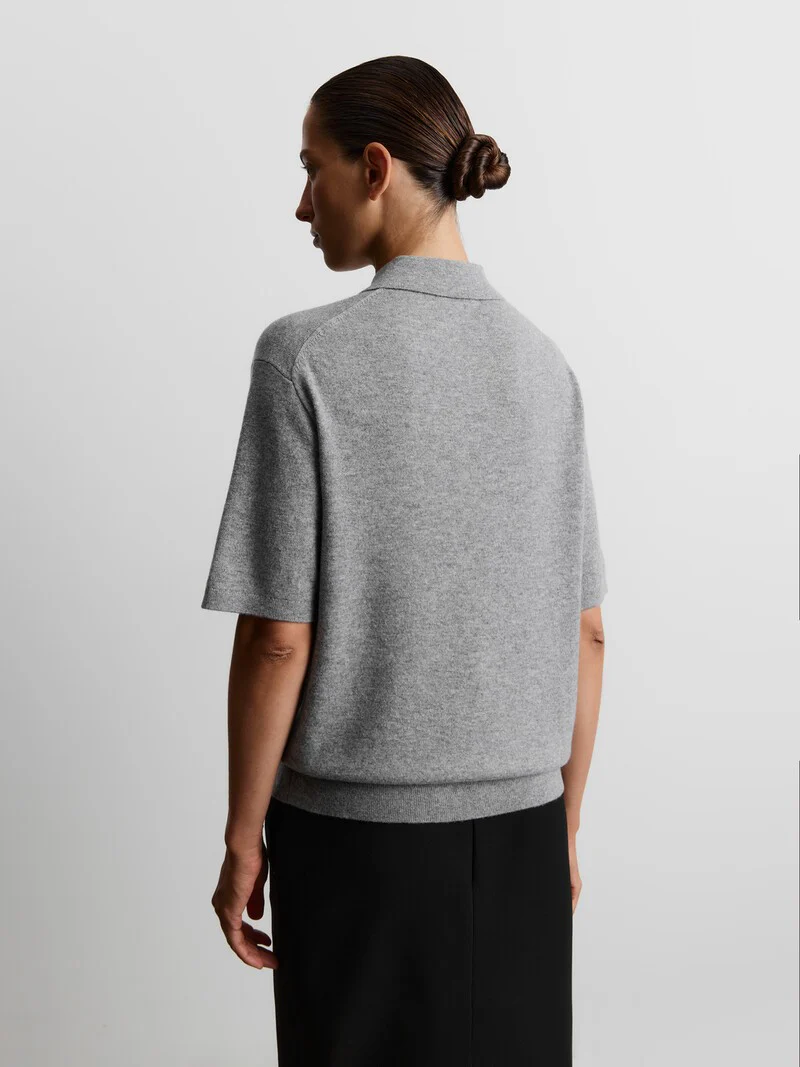 Wool-cashmere polo jumper - Image 6