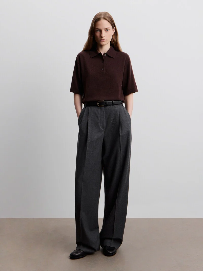 Wool-cashmere polo jumper - Image 2
