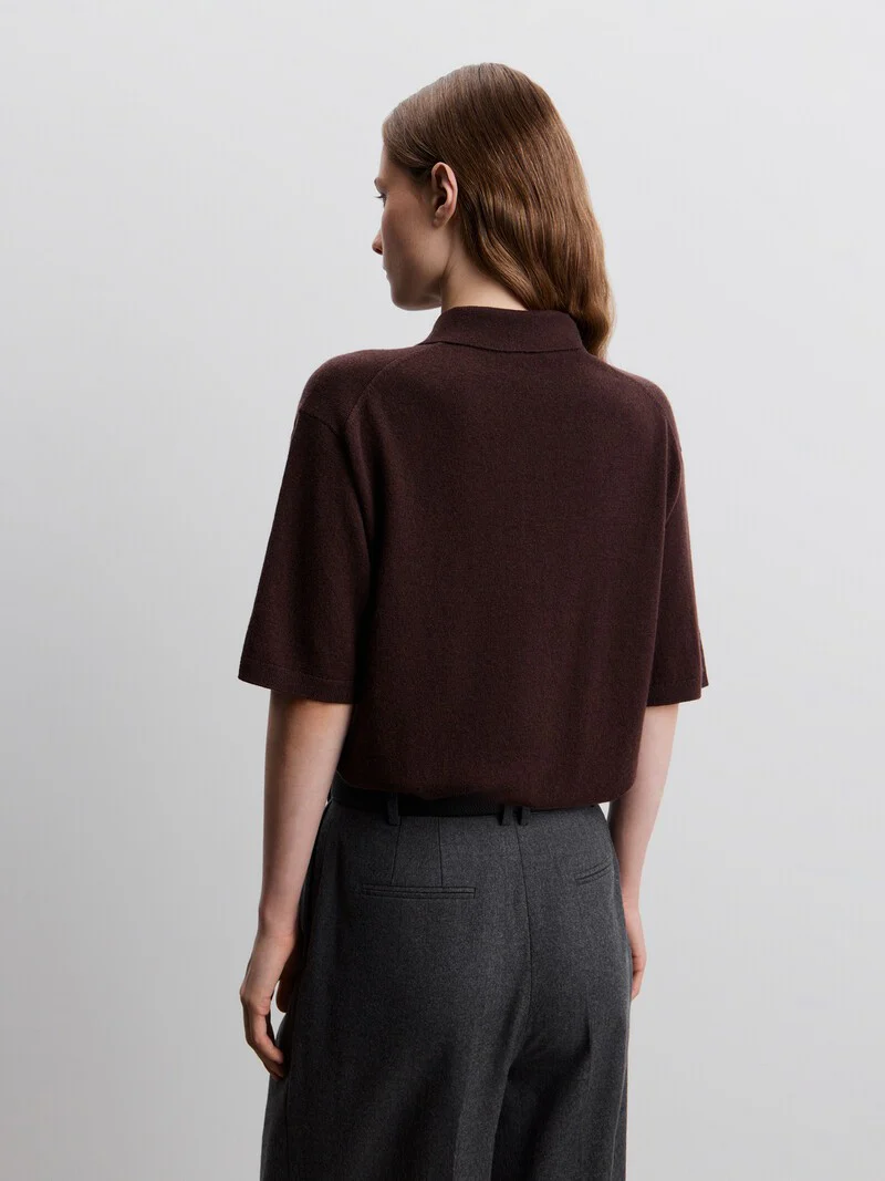 Wool-cashmere polo jumper - Image 5