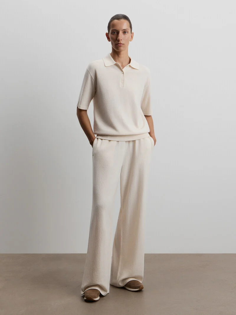 Wool-cashmere polo jumper - Image 2