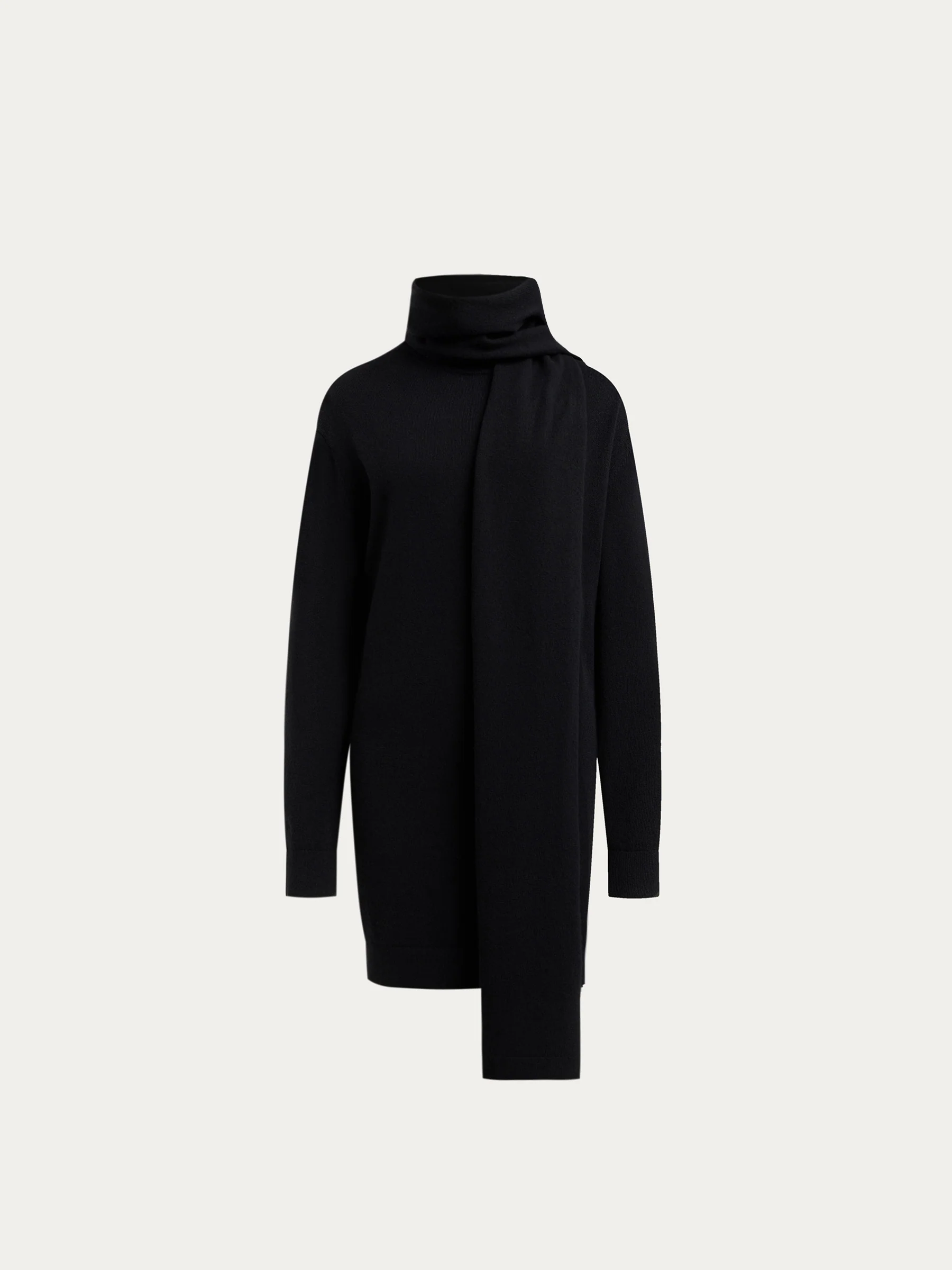Wool-cashmere scarf dress - Image 6