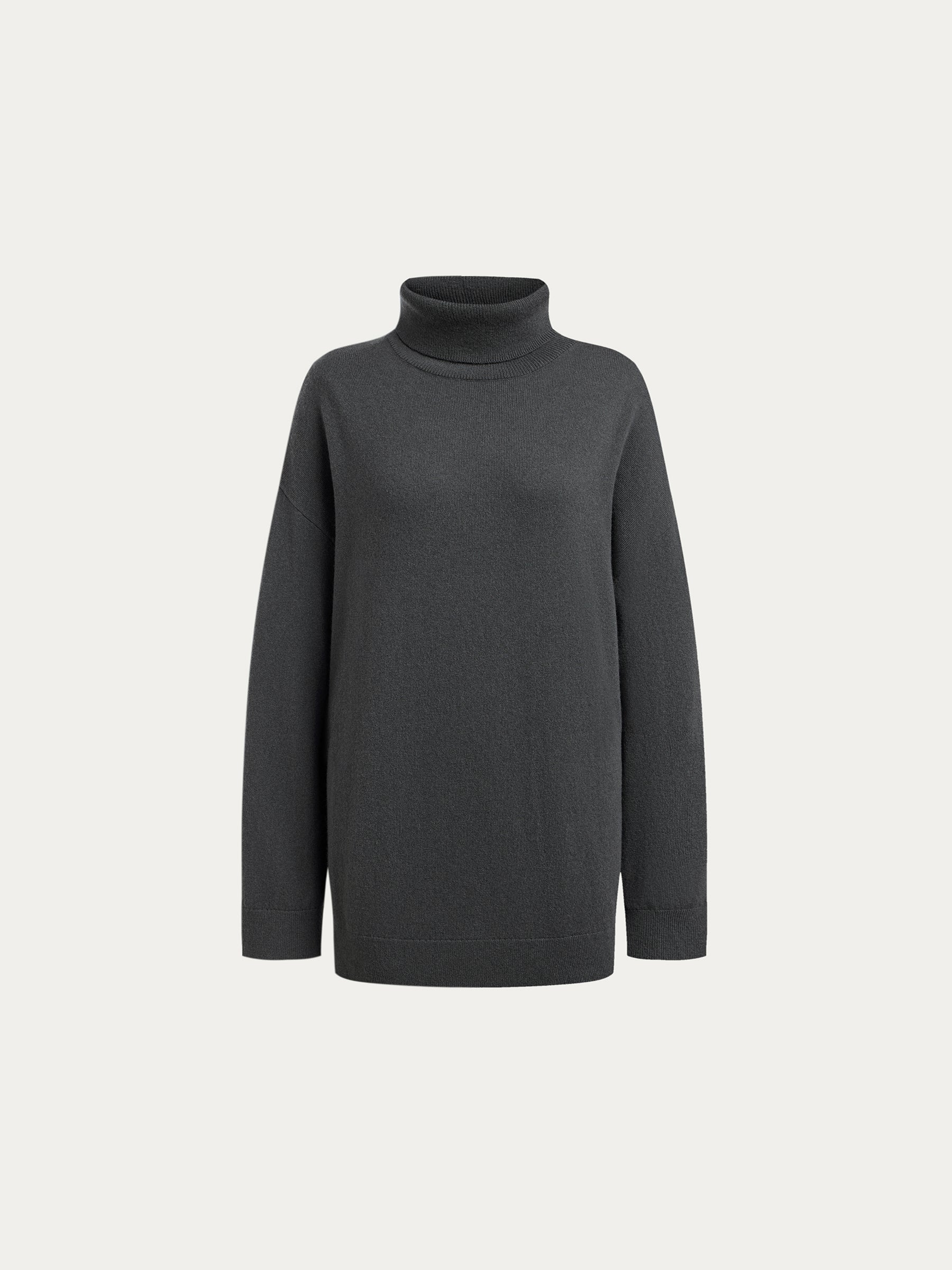 Wool-cashmere turtleneck jumper - Image 6
