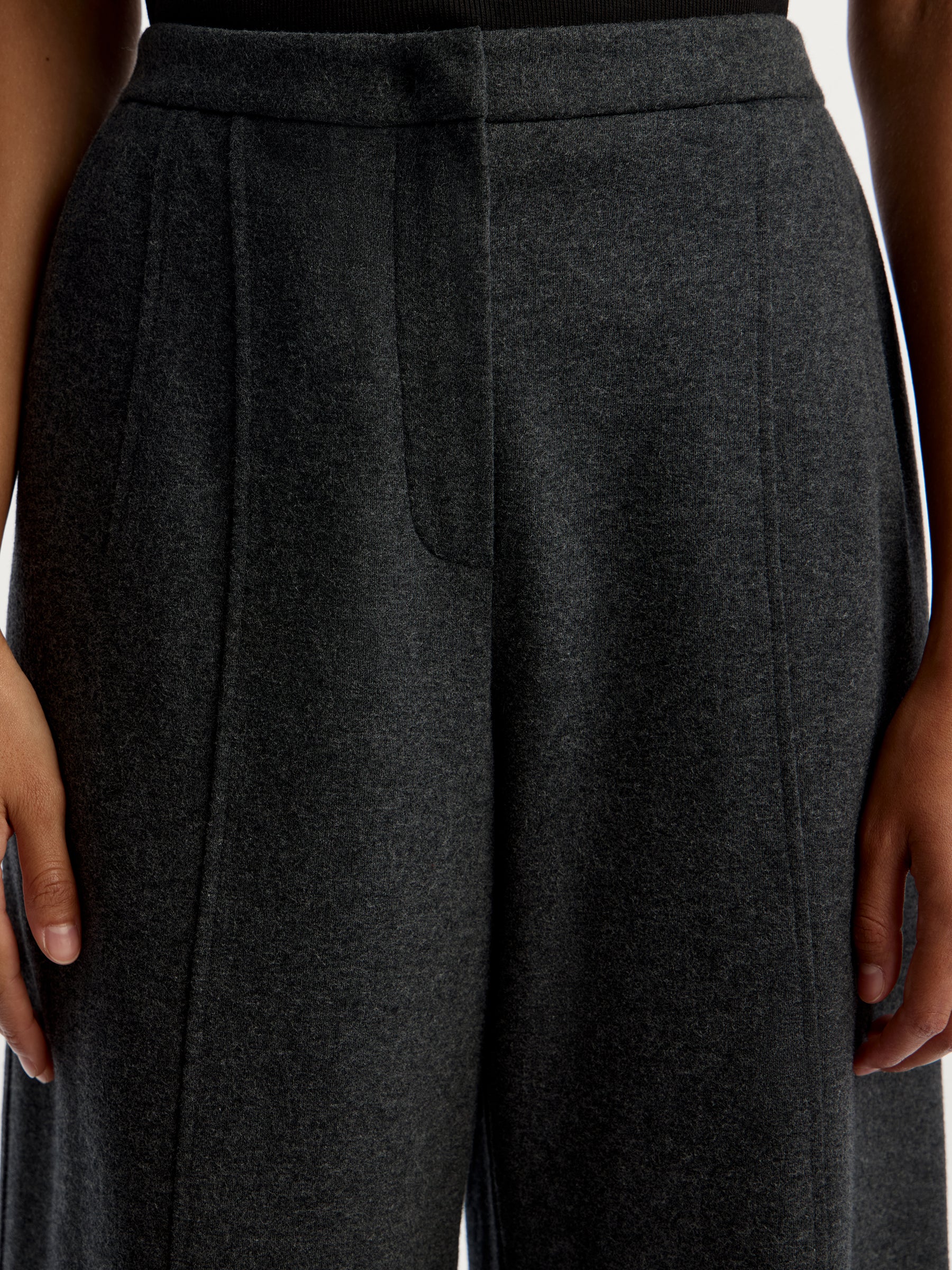 Wool-cotton trousers - Image 5