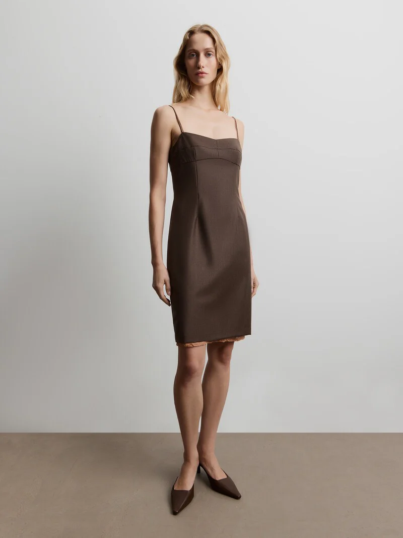Wool-silk dress - Image 2