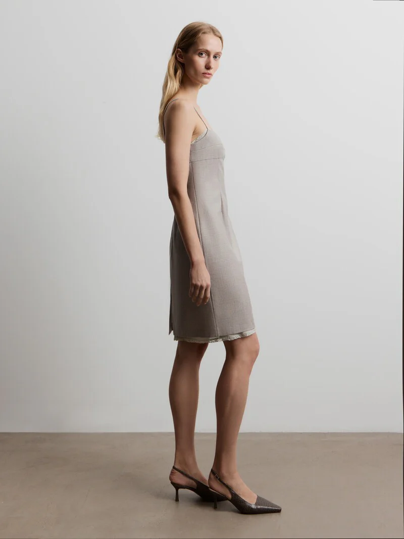 Wool-silk dress - Image 2