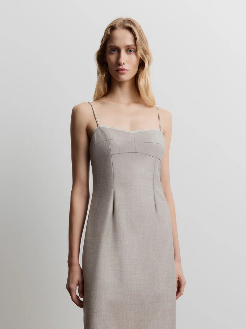 Wool-silk dress - Image 3
